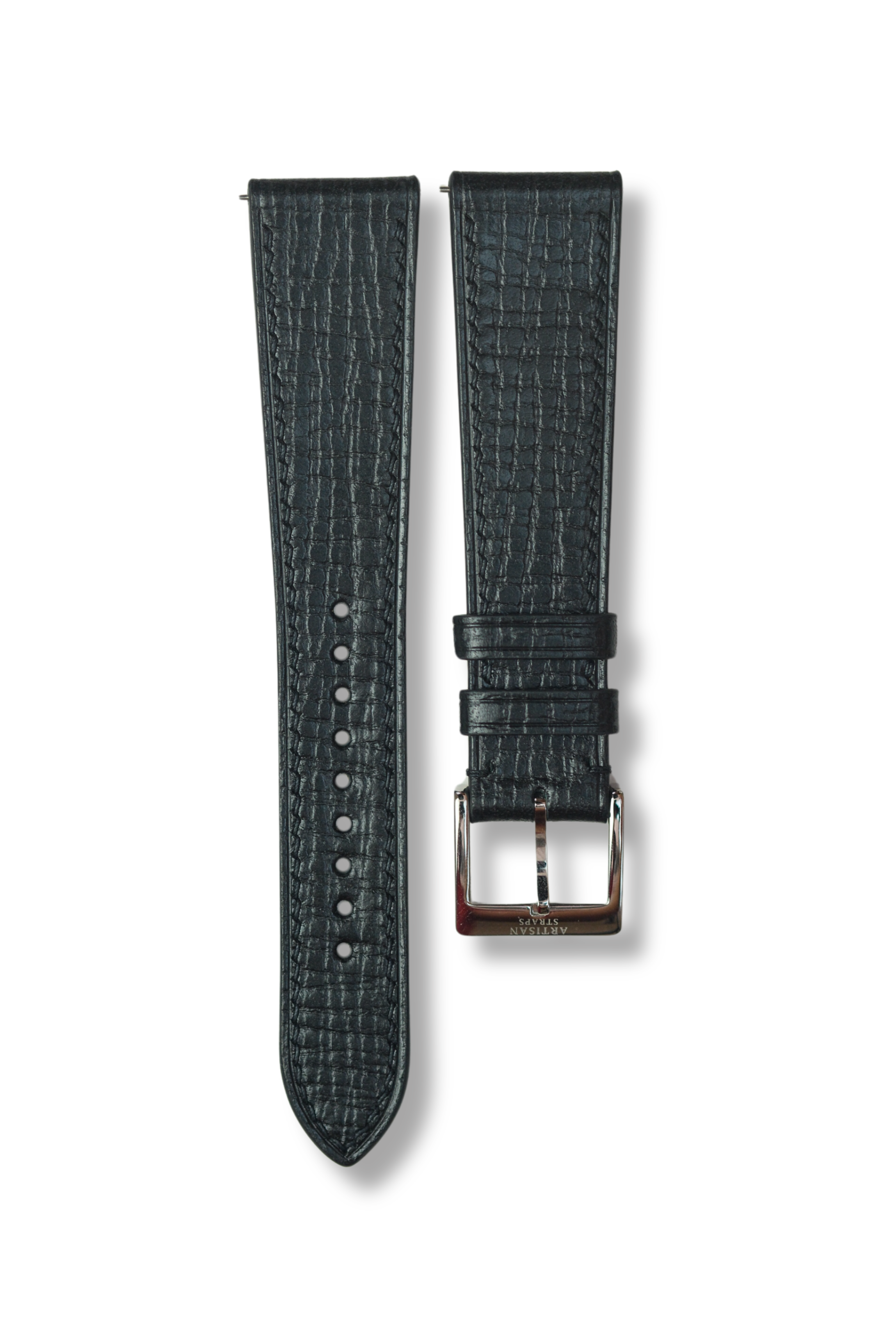 Black Palmer Leather Strap - Artisan Straps