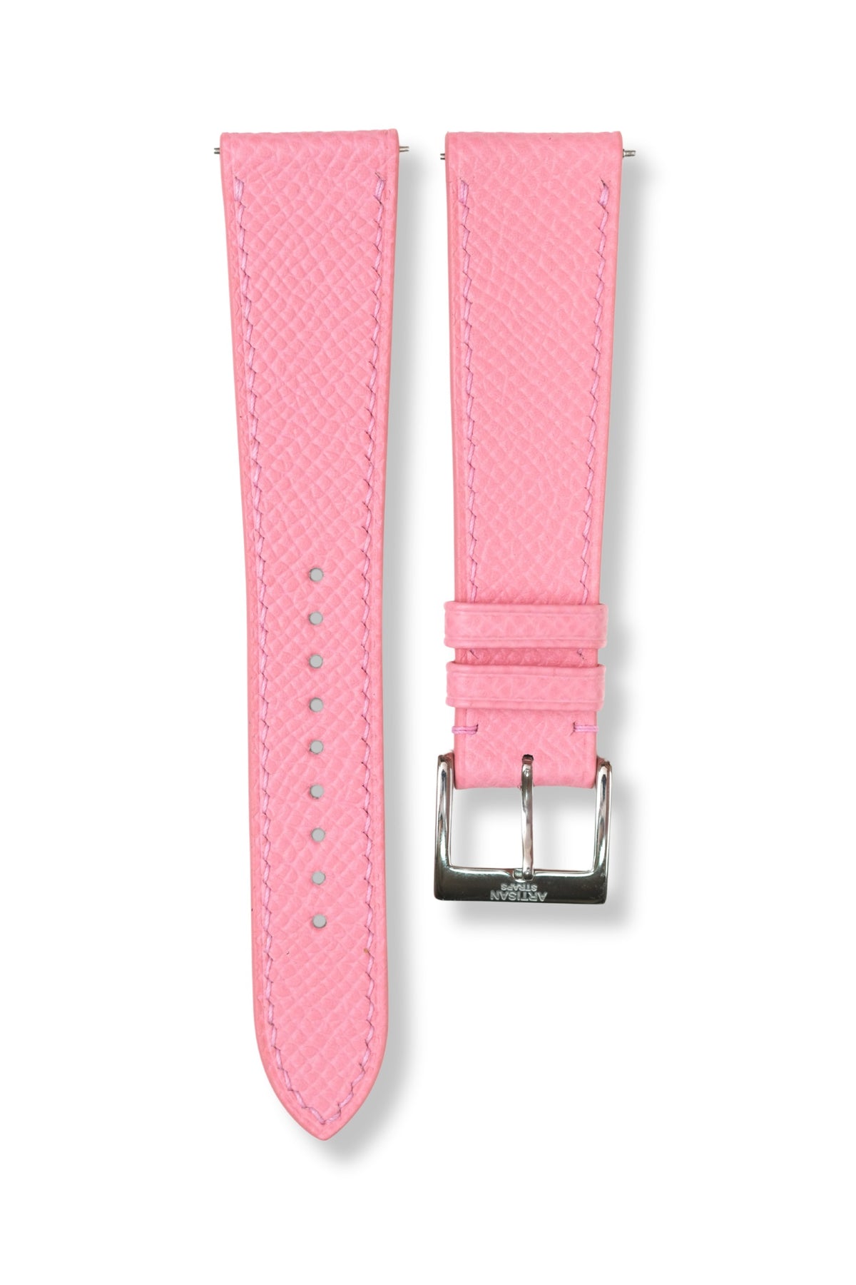 Pink Epsom Leather Strap - Artisan Straps