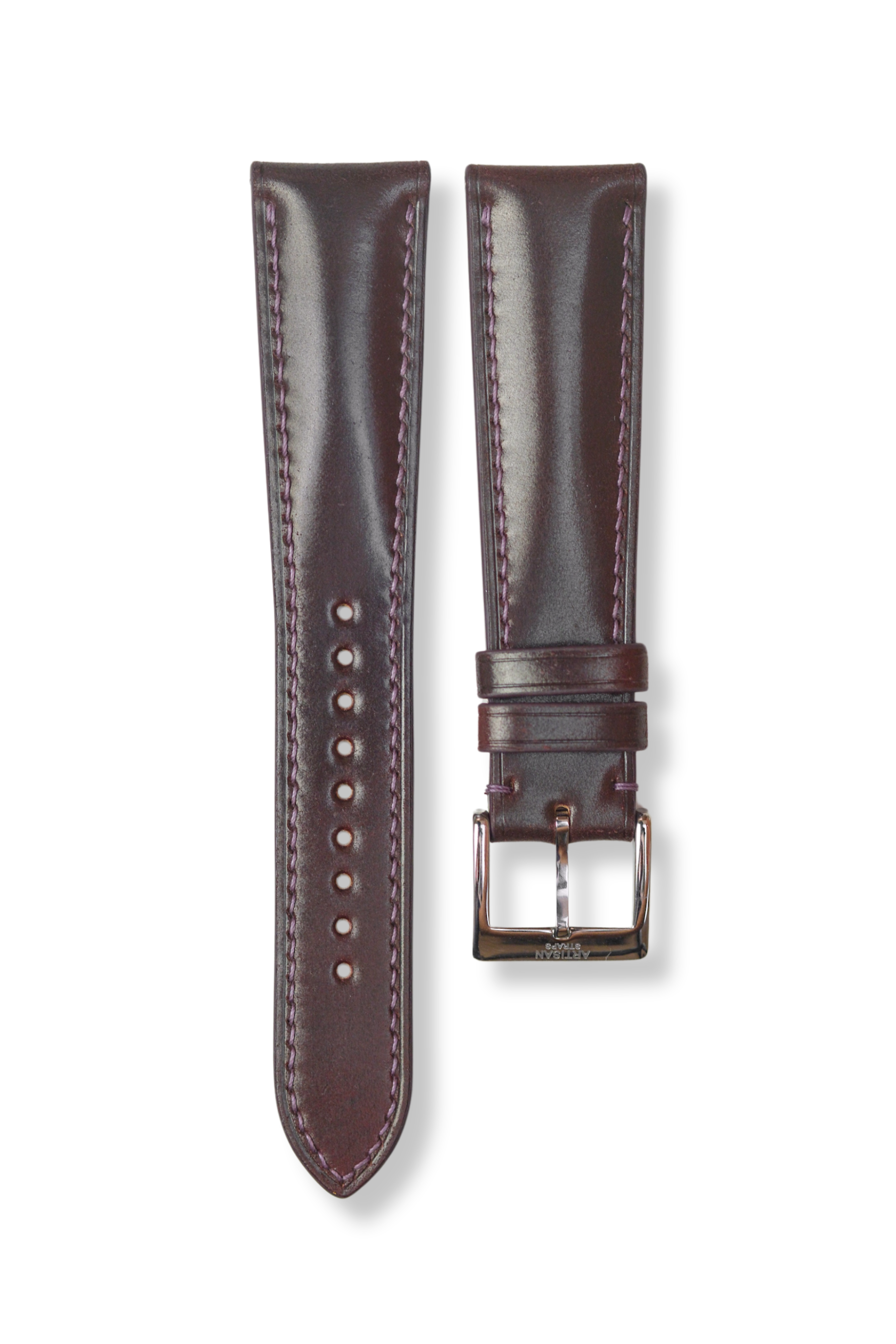 Colour Horween Shell Cordovan (Padded) Leather Strap