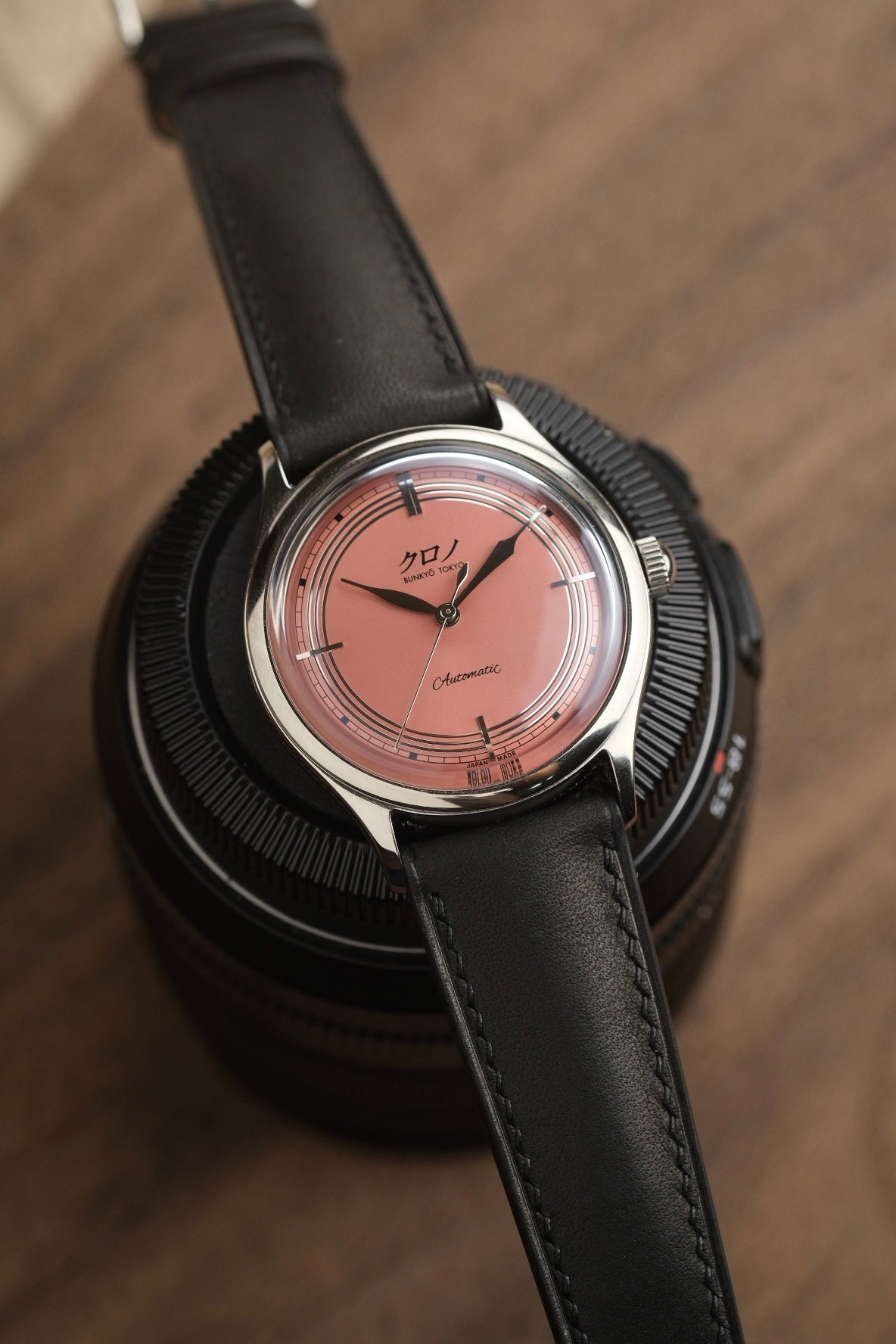 Black Barenia Calf (Padded) Leather Strap - Artisan Straps