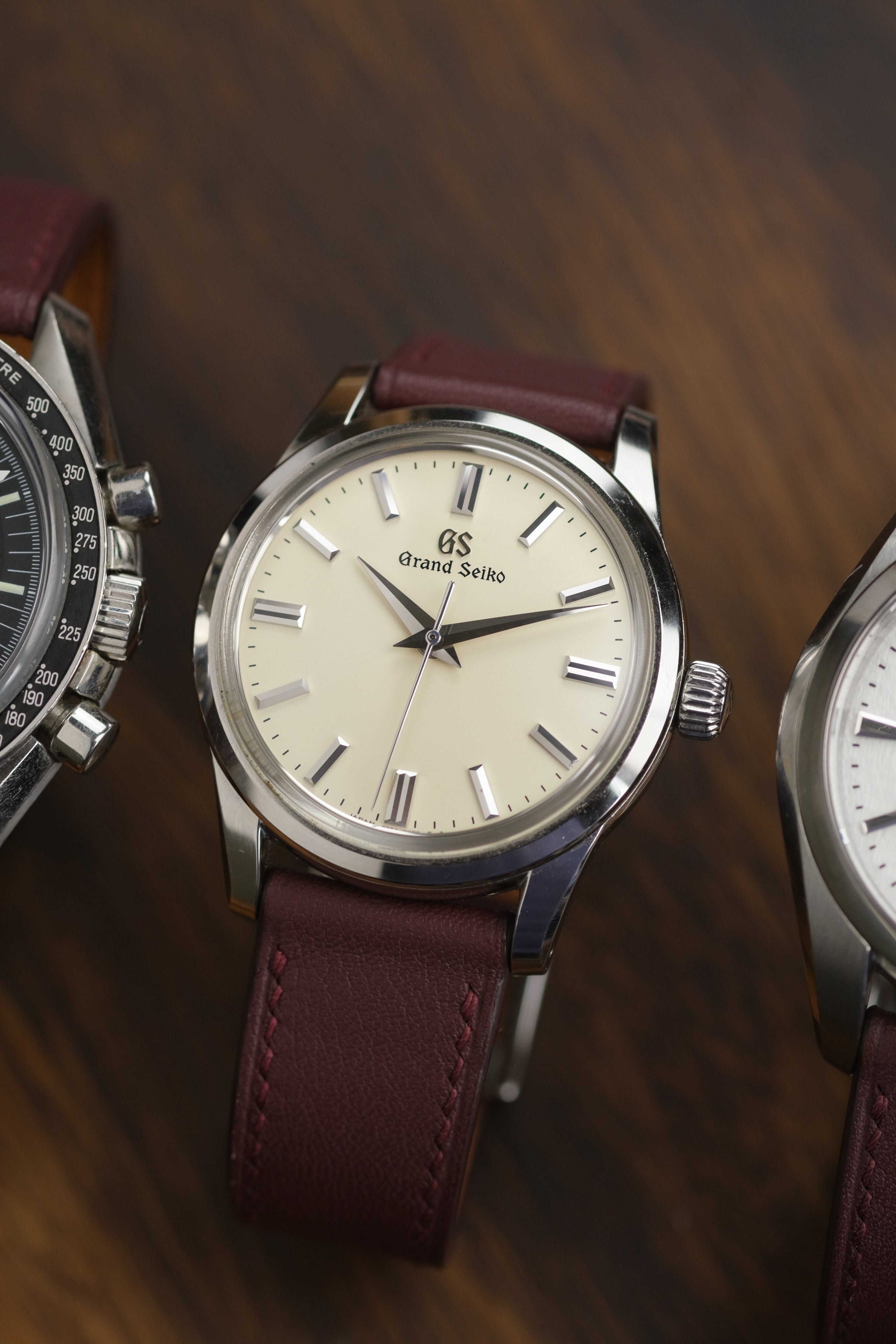 Burgundy Swift Calf Leather Strap - Artisan Straps