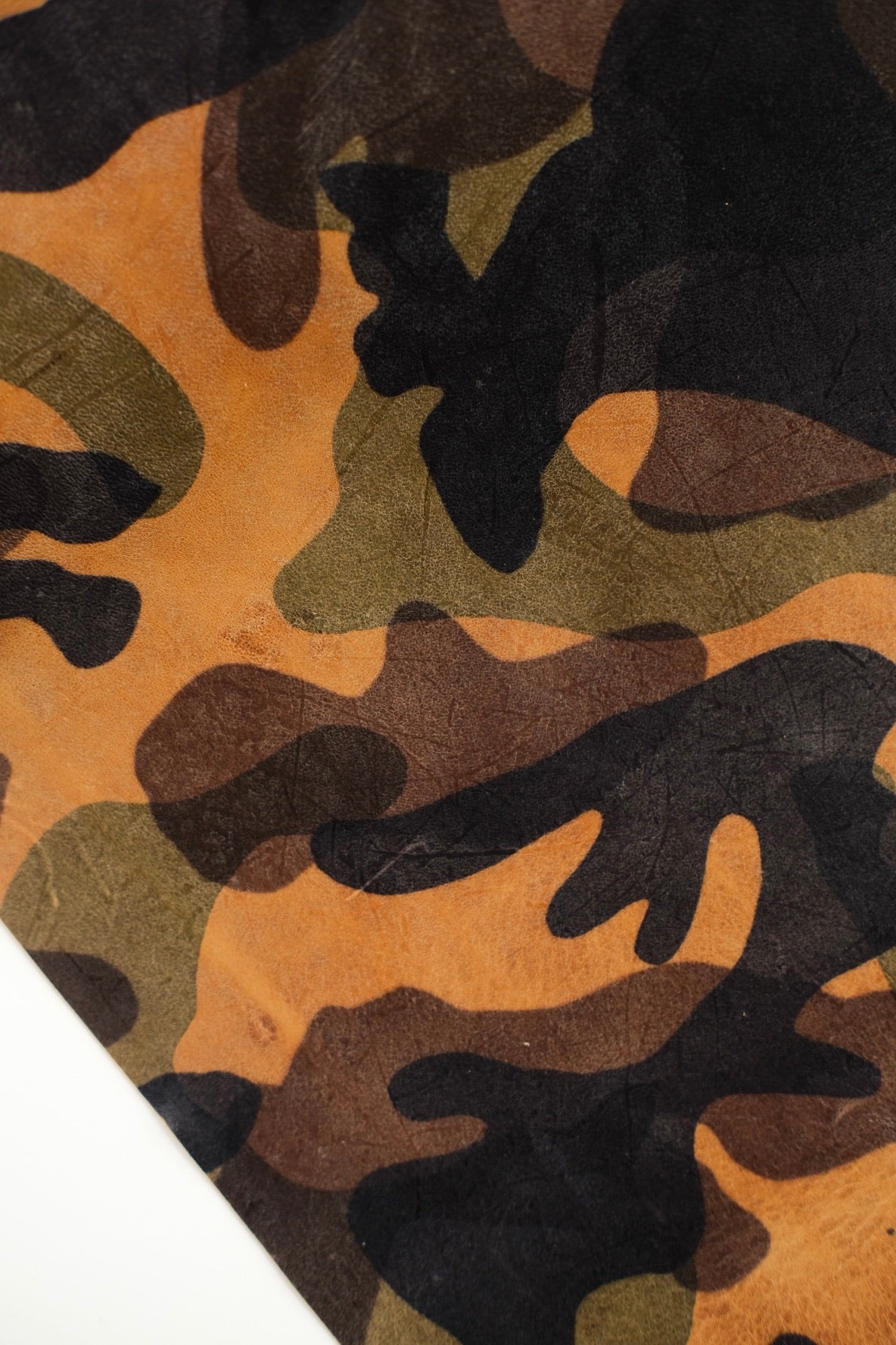 Camo Calf Leather Strap in Natural - Artisan Straps