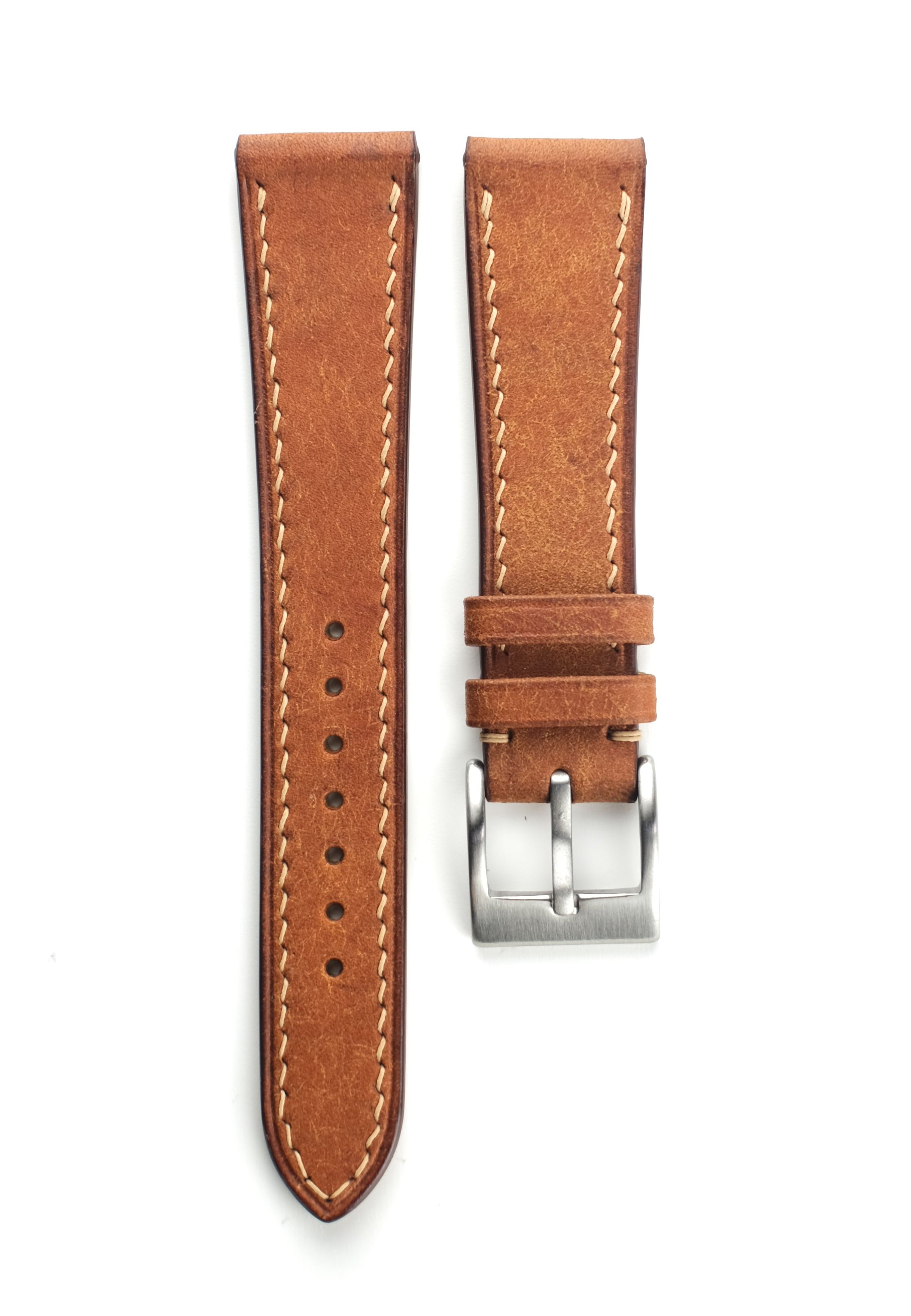 Pueblo Leather Strap in Olmo - Artisan Straps