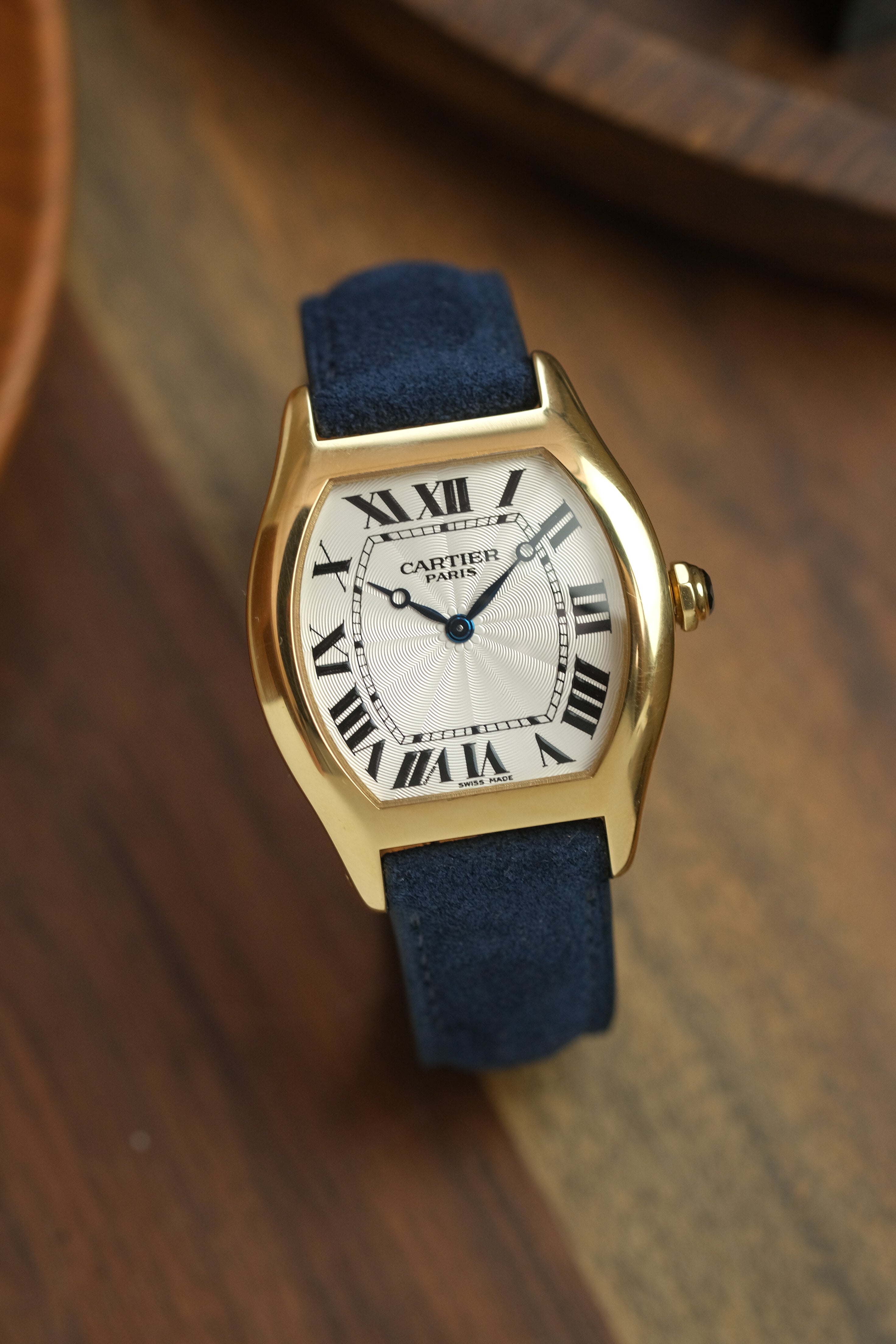 Navy Suede Leather Strap (MTO) - Artisan Straps