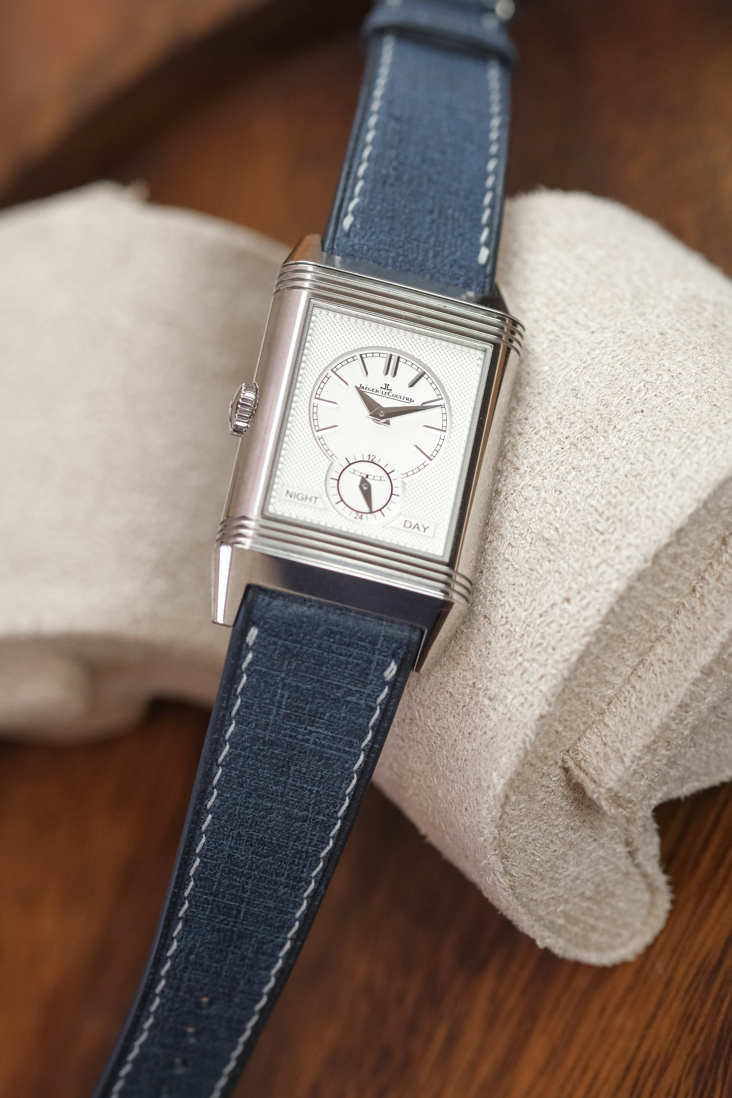 Navy Babele Leather Strap