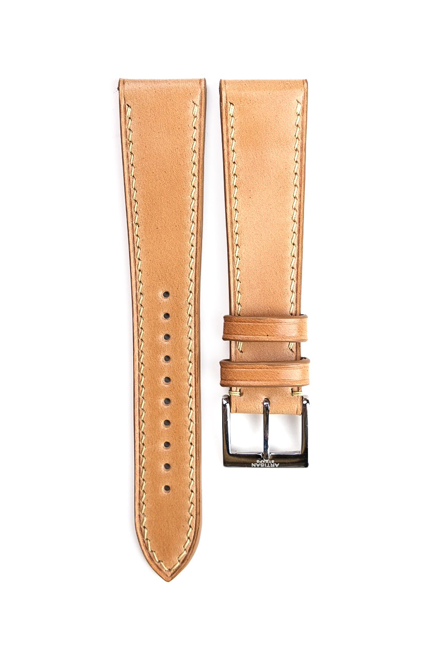 Natural Shell Cordovan Leather Strap - Artisan Straps