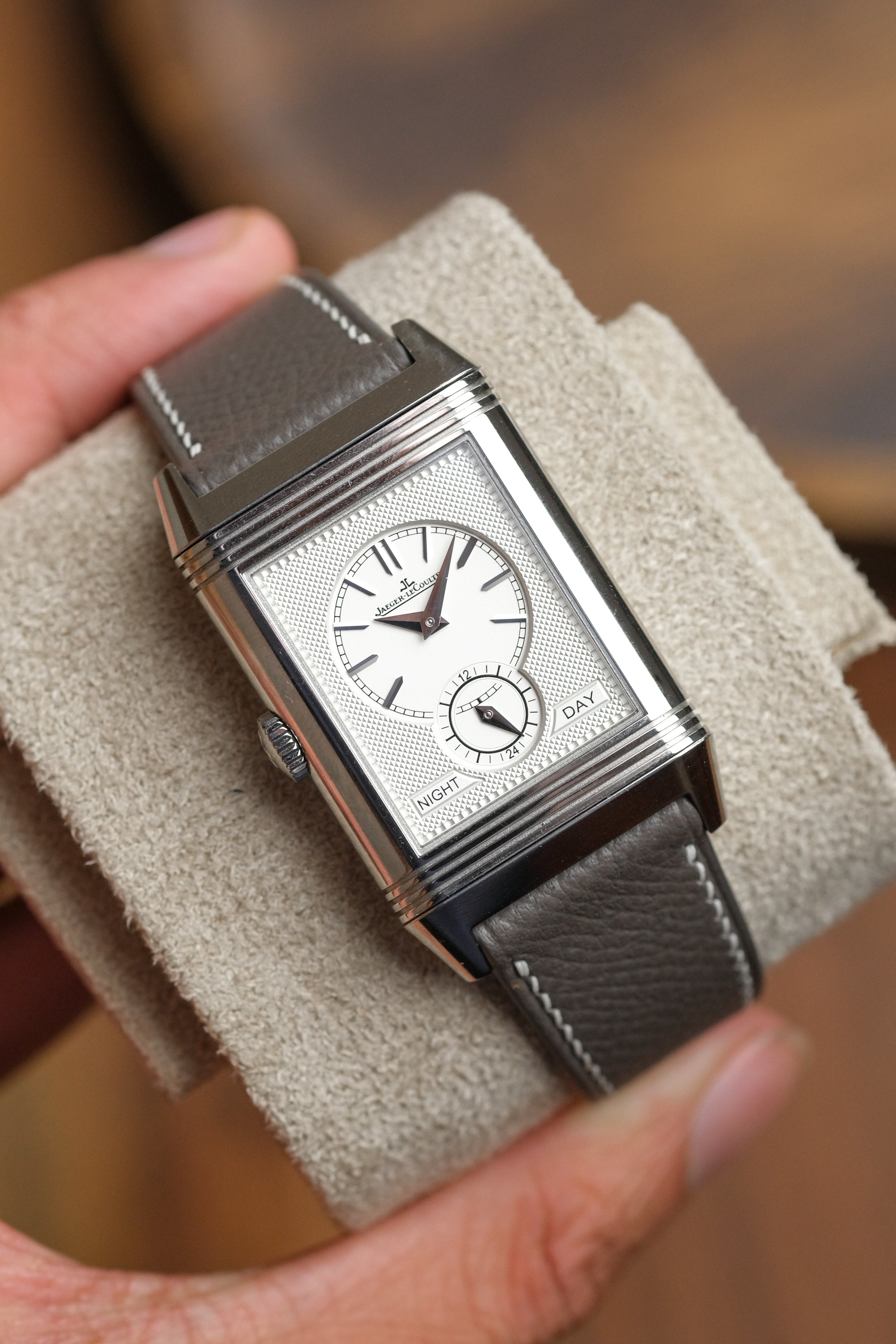 Grey Epsom Leather Strap - Artisan Straps