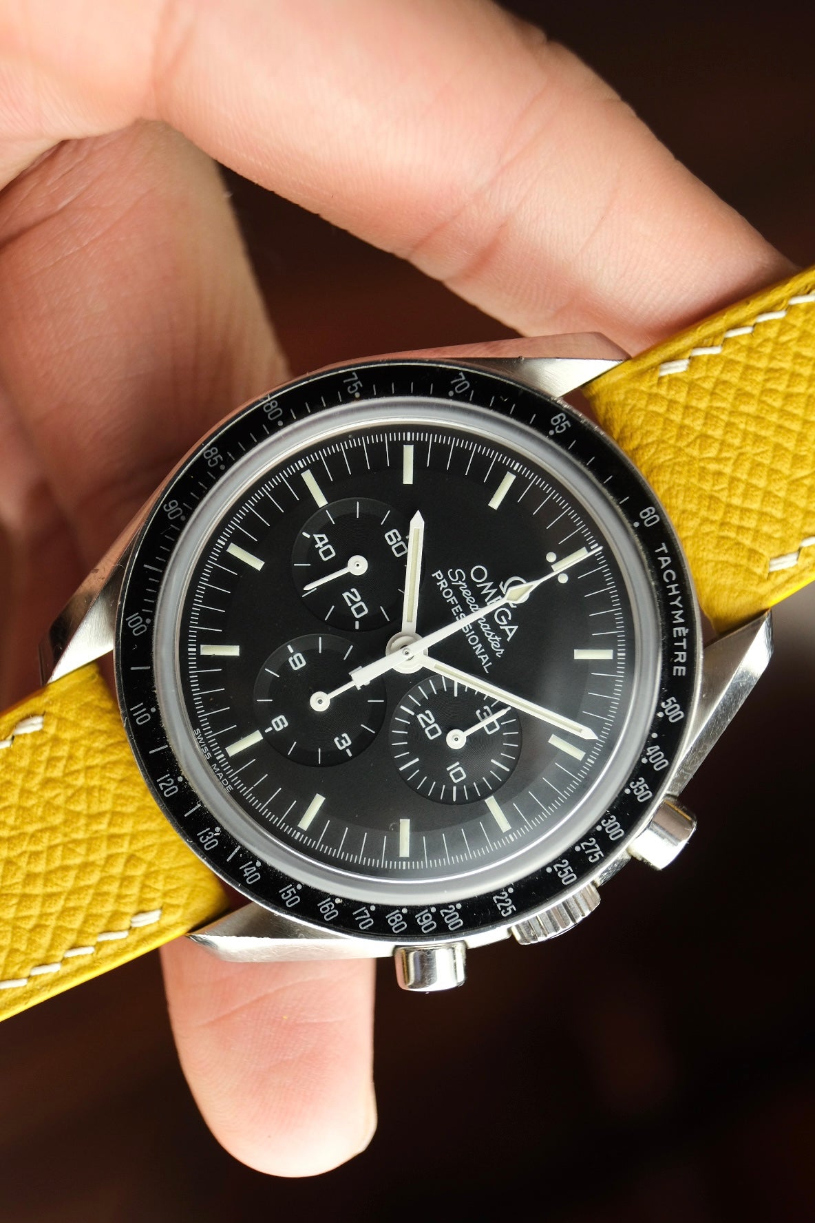 Yellow Epsom Leather Strap - Artisan Straps
