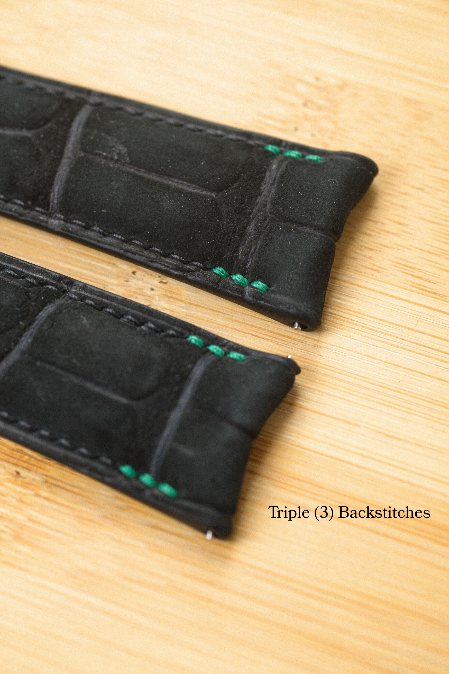 + Coloured Back-stitch - Artisan Straps