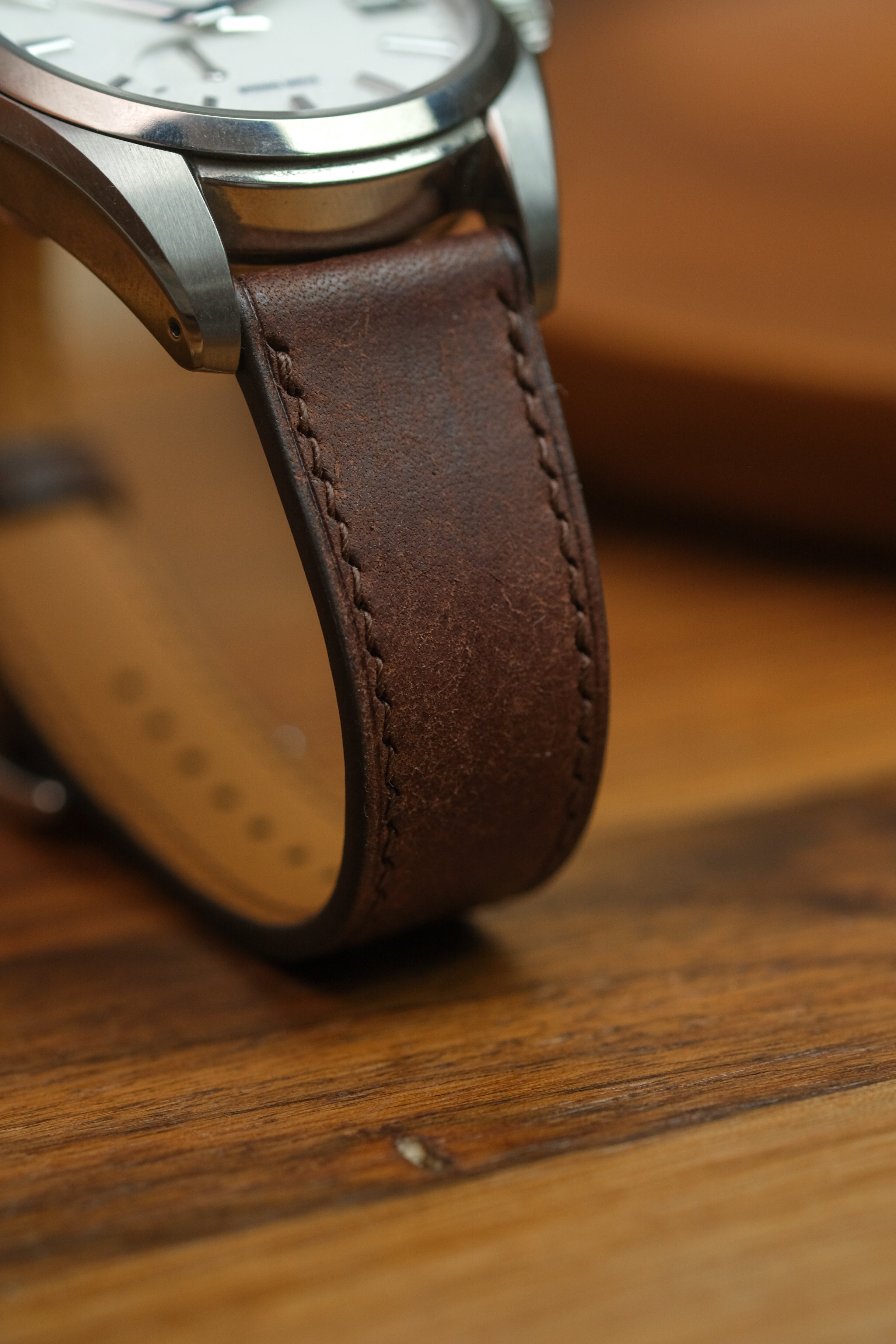 Tobacco Pueblo Leather Strap - Artisan Straps