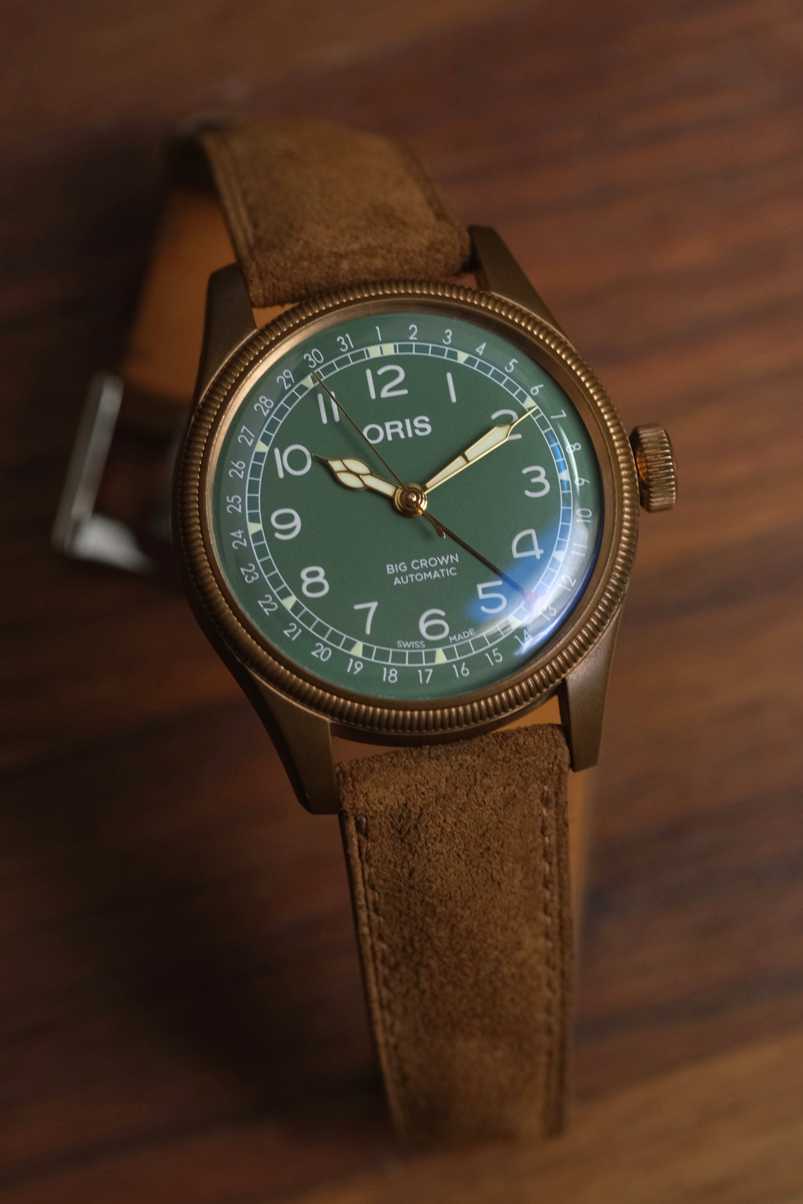 Whiskey Suede (Padded) Leather Strap