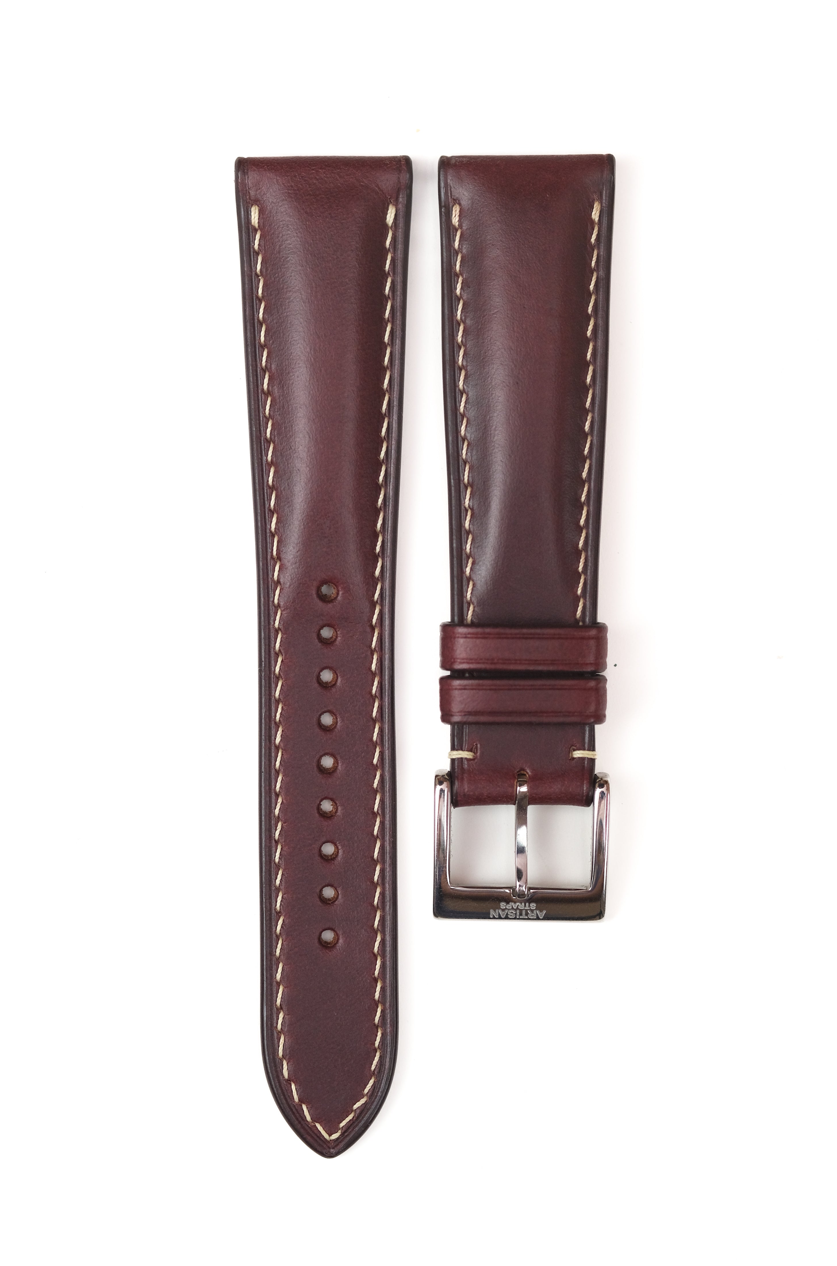 Colour #8 Horween Chromexcel (Padded) Leather Strap - Artisan Straps