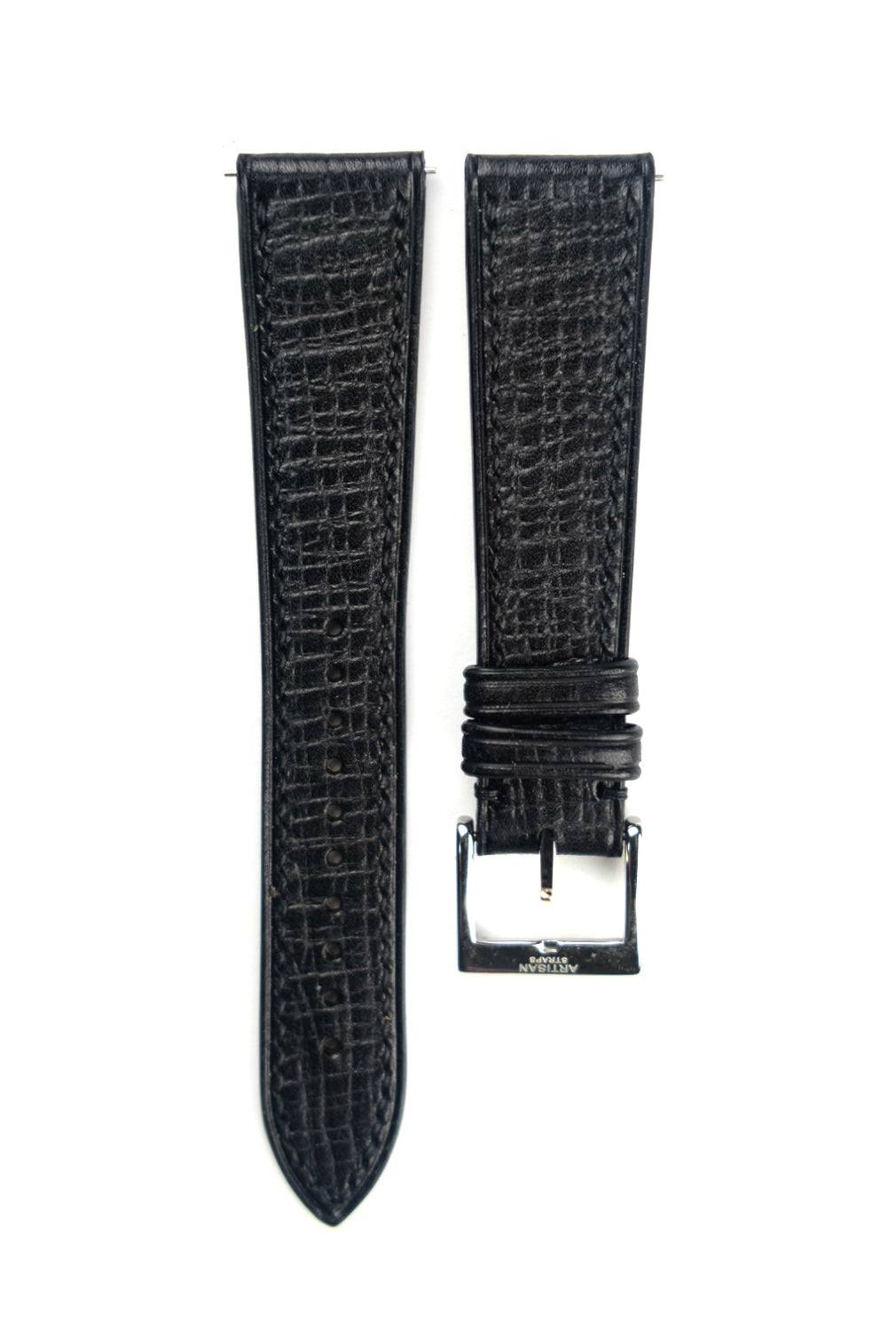 Black Palmer Leather Strap - Artisan Straps