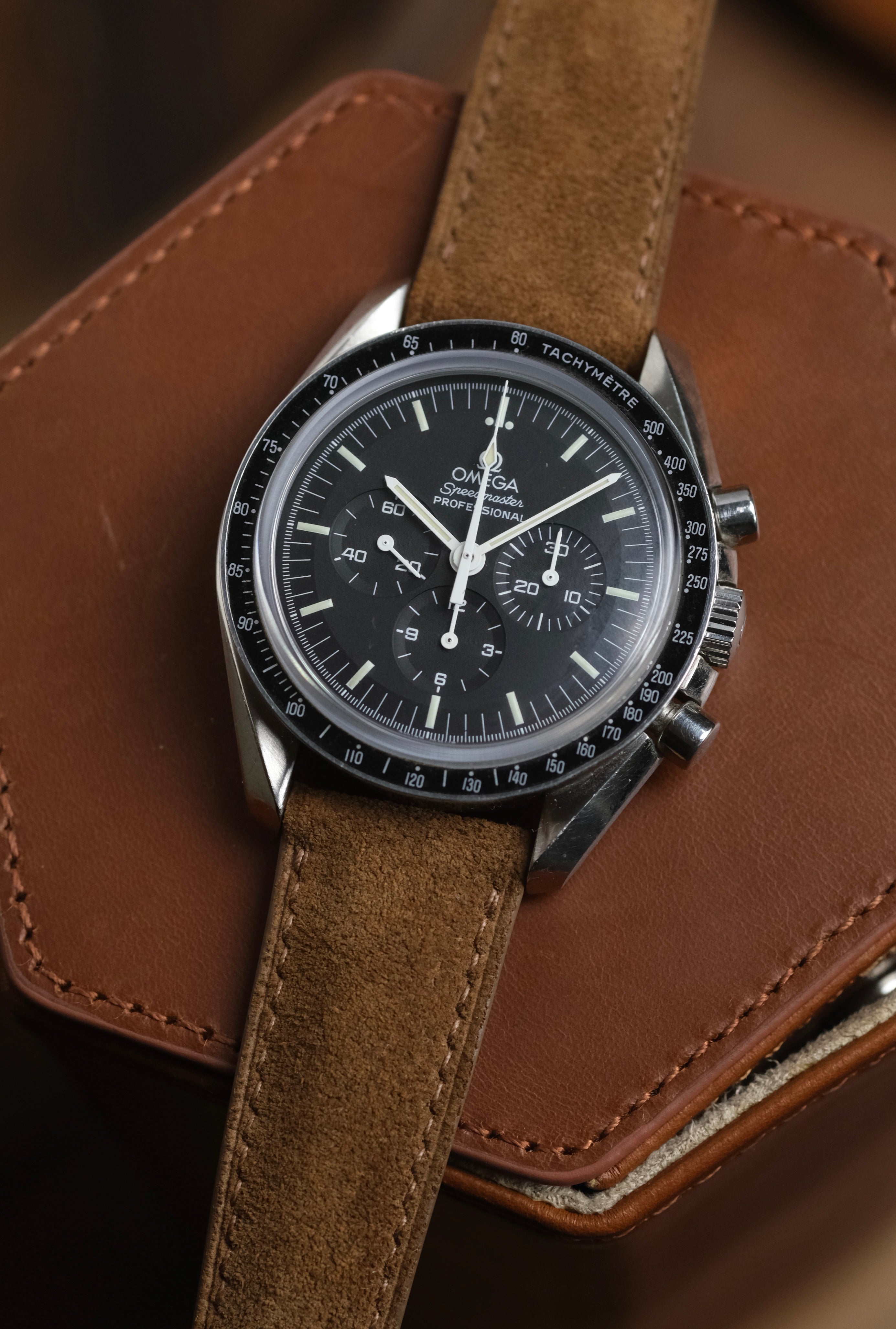 Whiskey Suede (Padded) Leather Strap - Artisan Straps