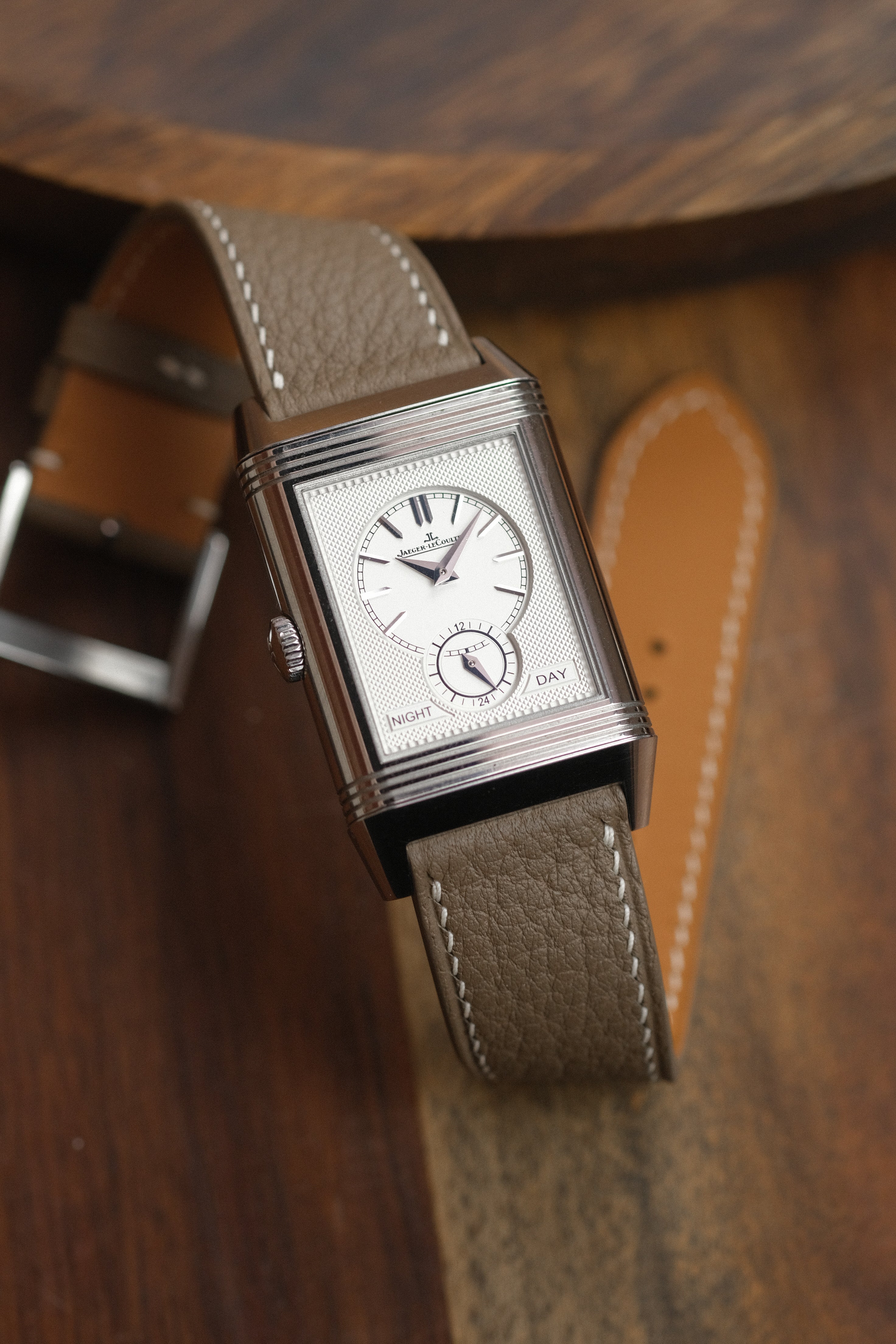 Taupe Shrunken Calf Leather Strap - Artisan Straps