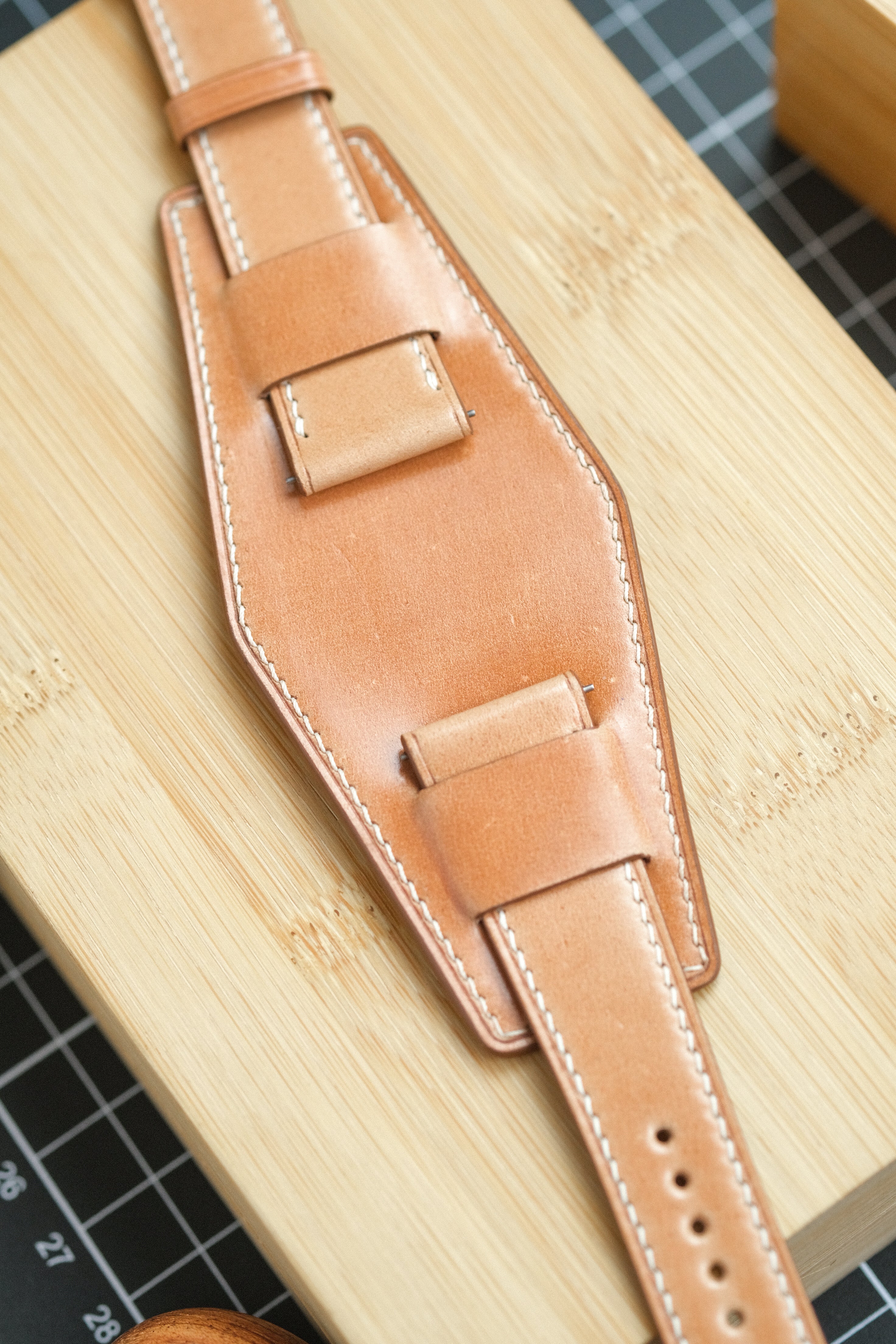 Custom Shell Cordovan Bund Strap