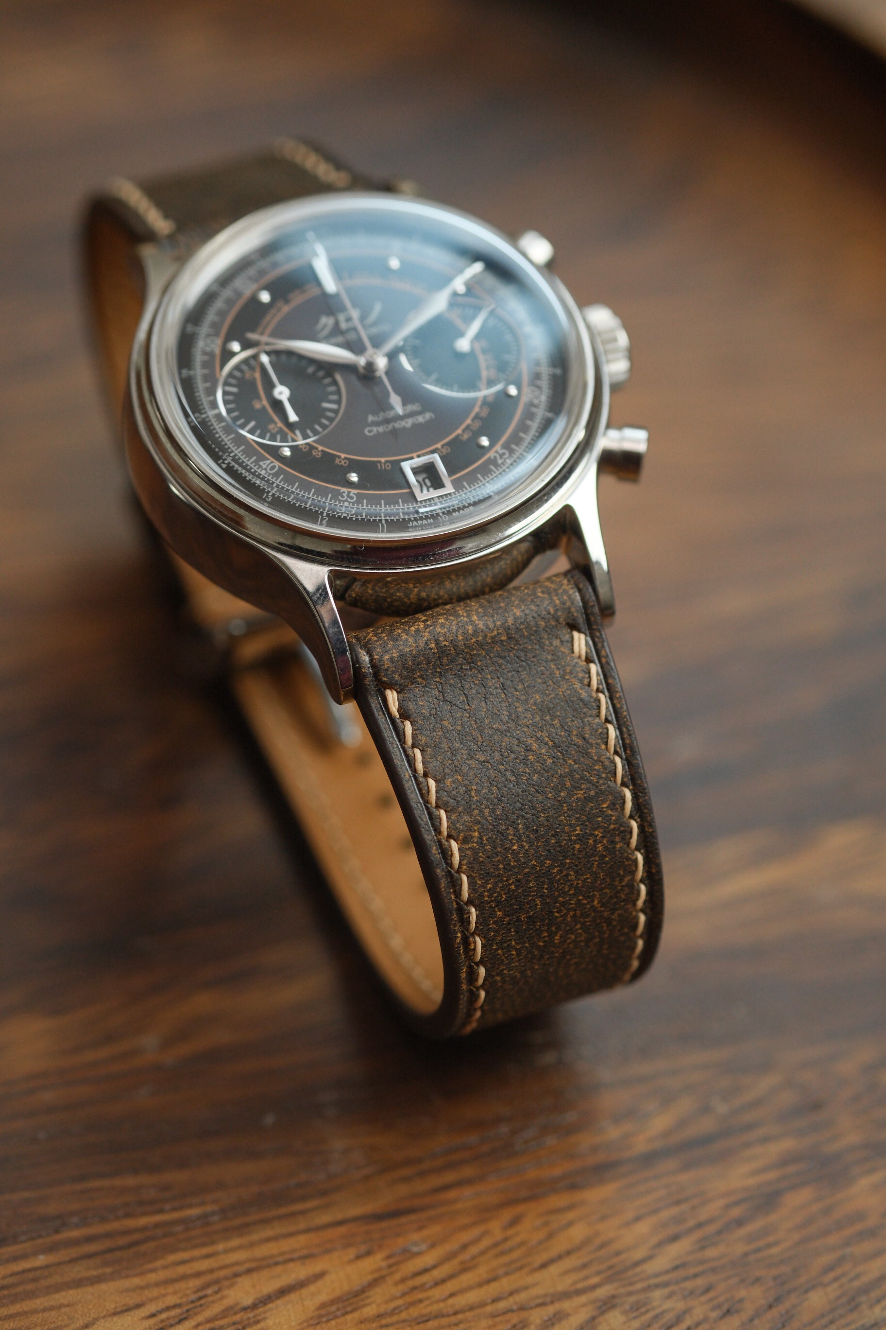 Whiskey Habana Calf Leather Strap - Artisan Straps