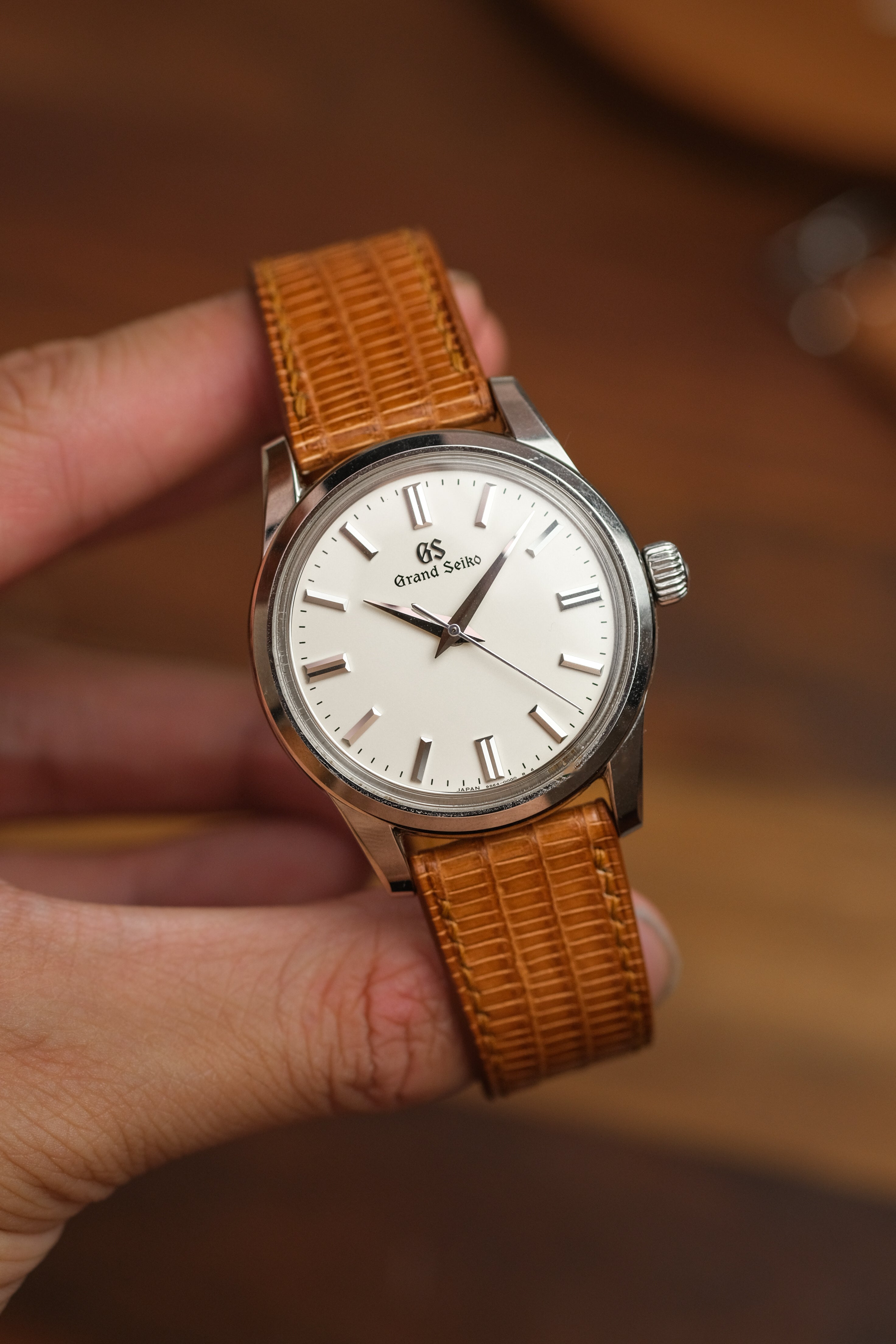 Whiskey Lizard Leather Strap