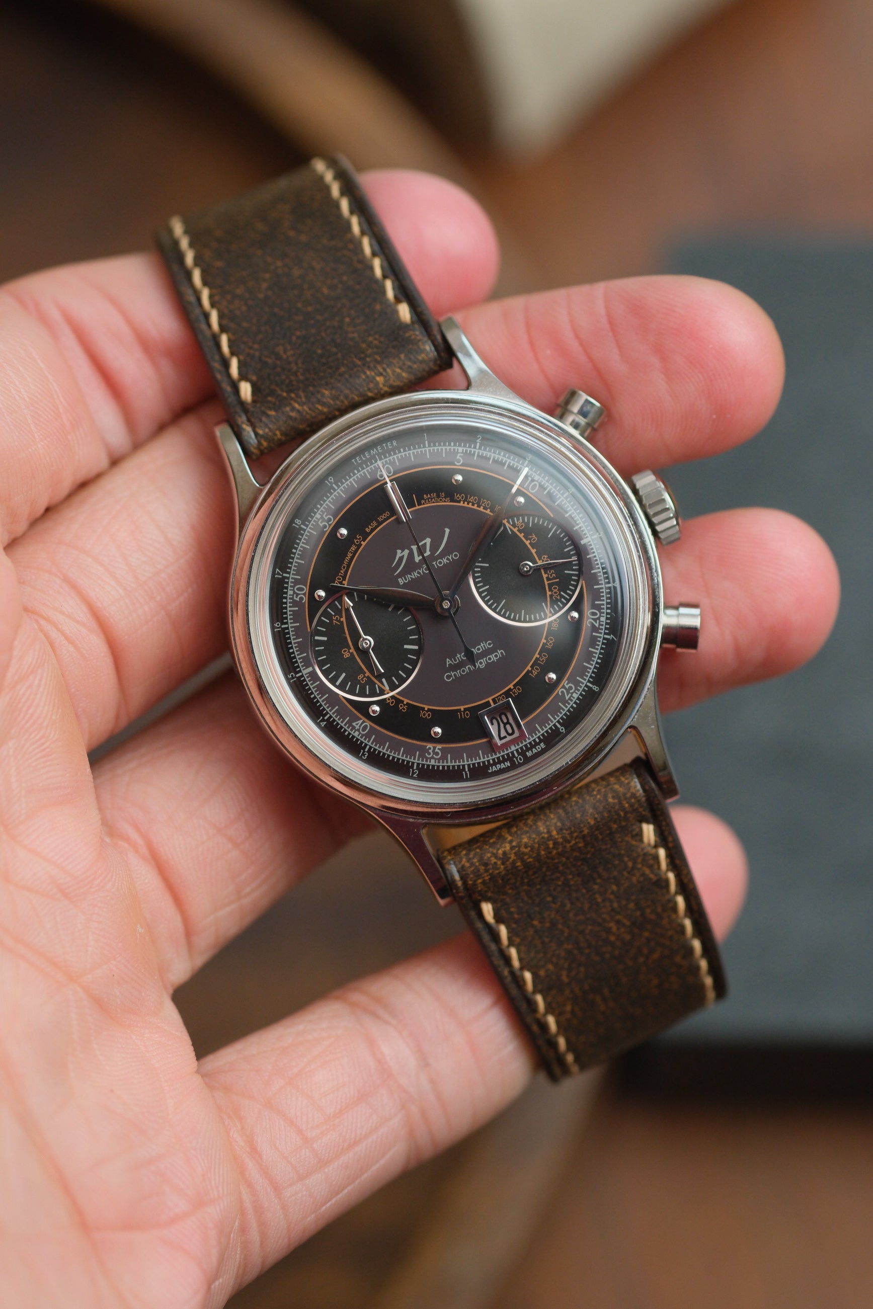 Whiskey Habana Calf Leather Strap - Artisan Straps