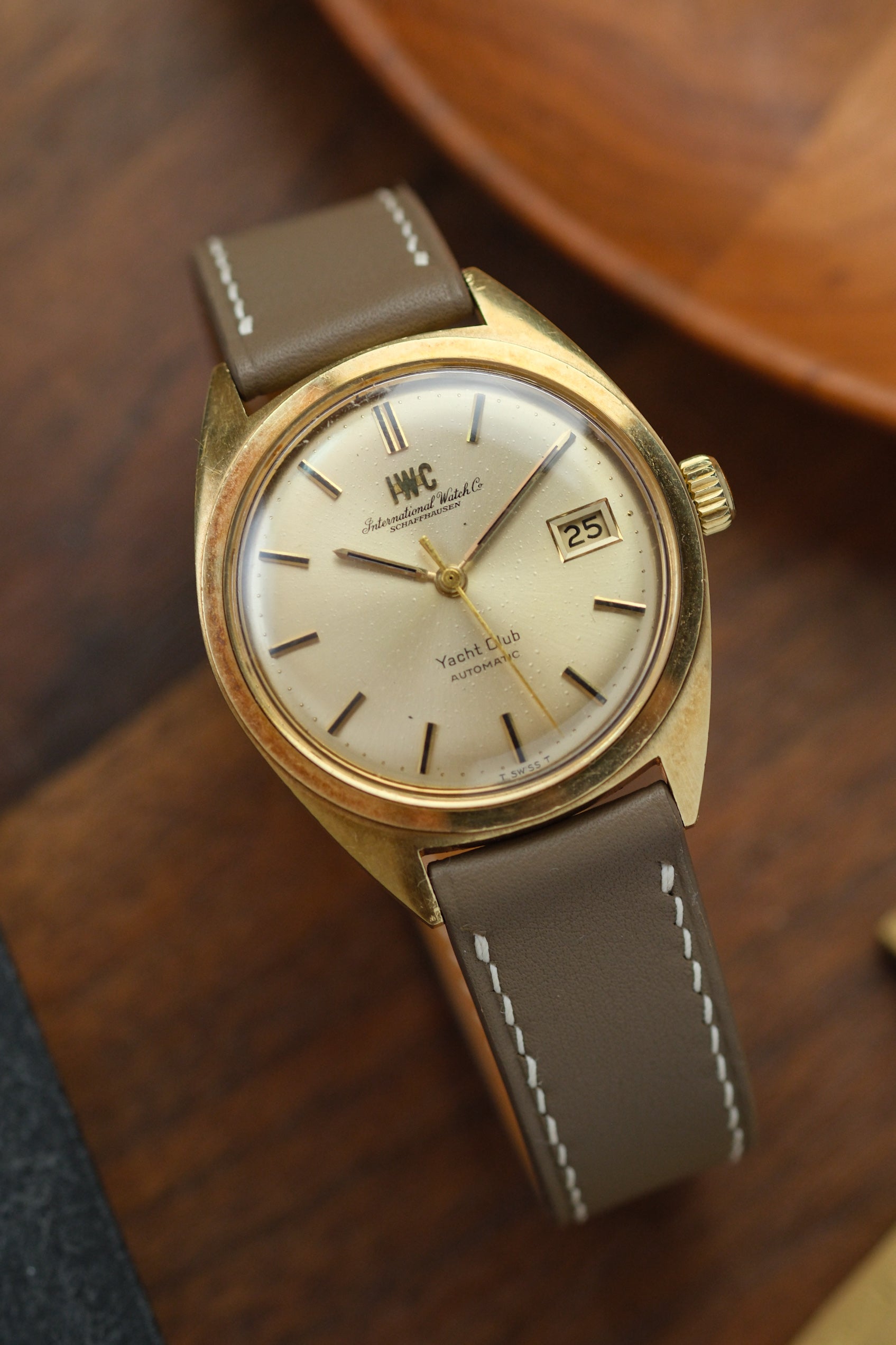 Taupe Swift Leather Strap - Artisan Straps