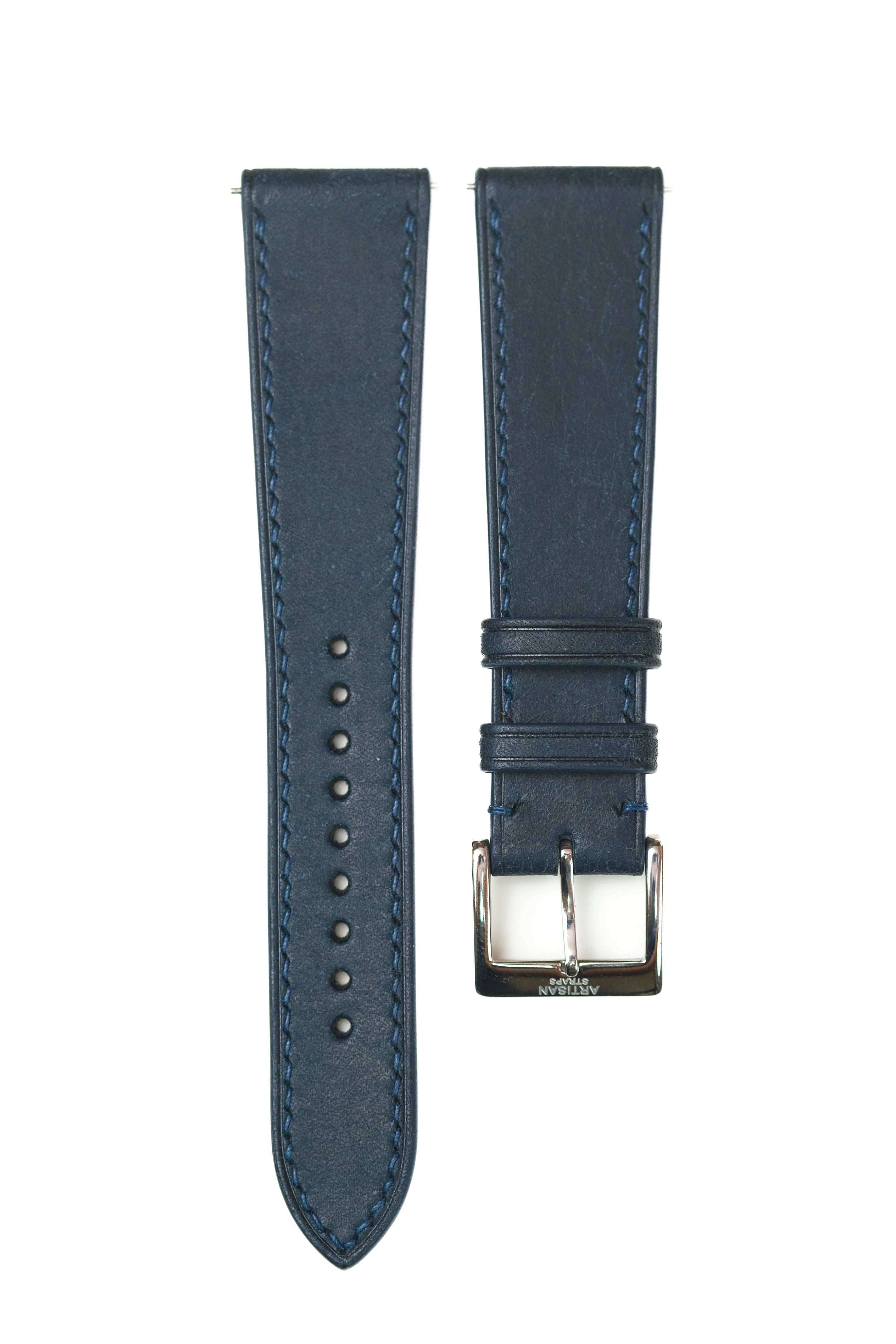 Navy Pueblo Leather Strap