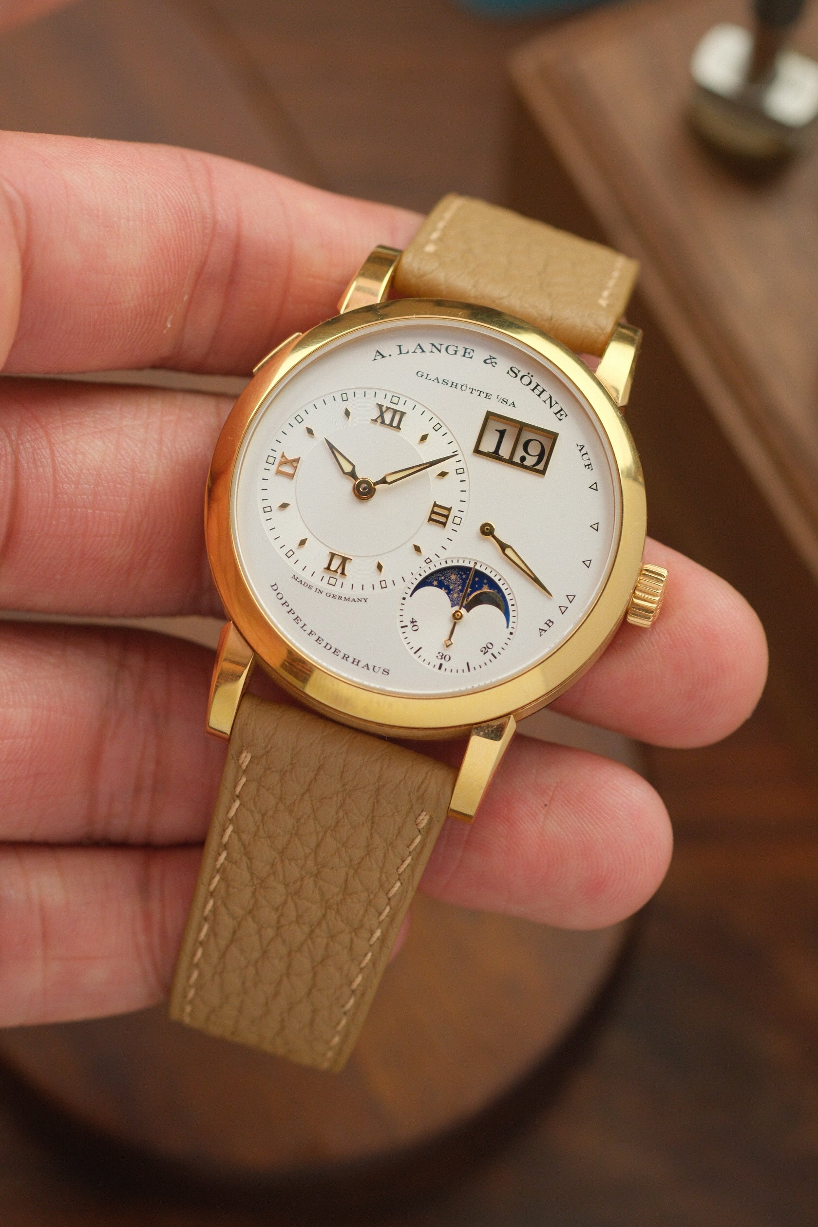 Chai Shrunken Calf Leather Strap (Made-to-Order)
