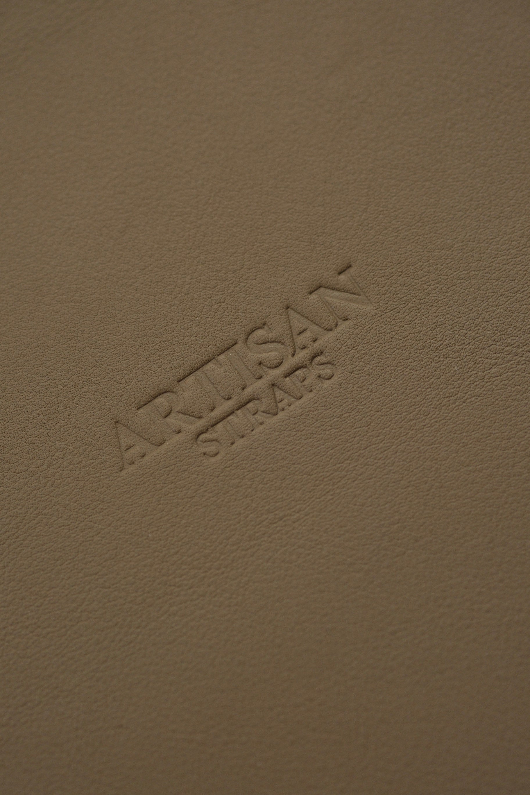 Quilted Calfskin Leather Tray -  Taupe Swift - Artisan Straps