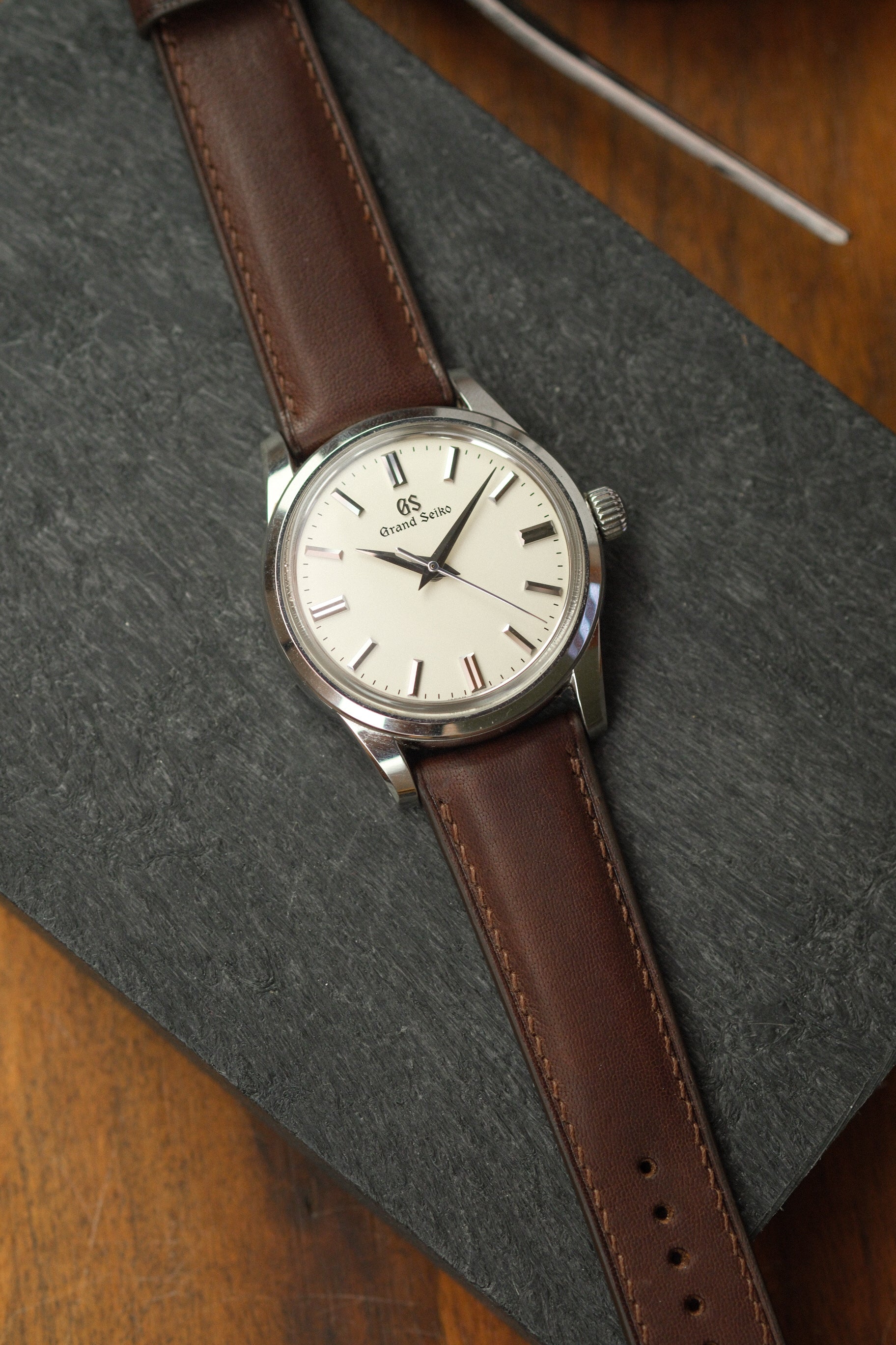 Dark Brown Kangaroo (Padded) Leather Strap - Artisan Straps