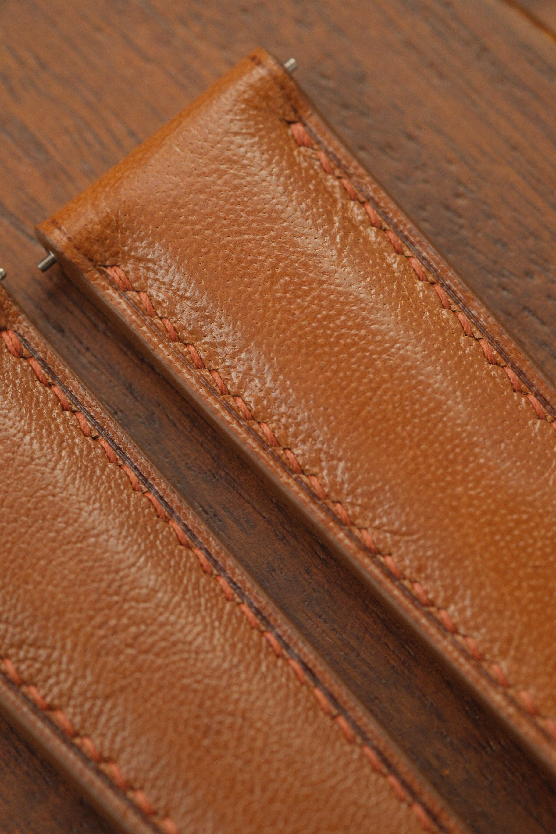 Whiskey Brown Kangaroo (Padded) Leather Strap