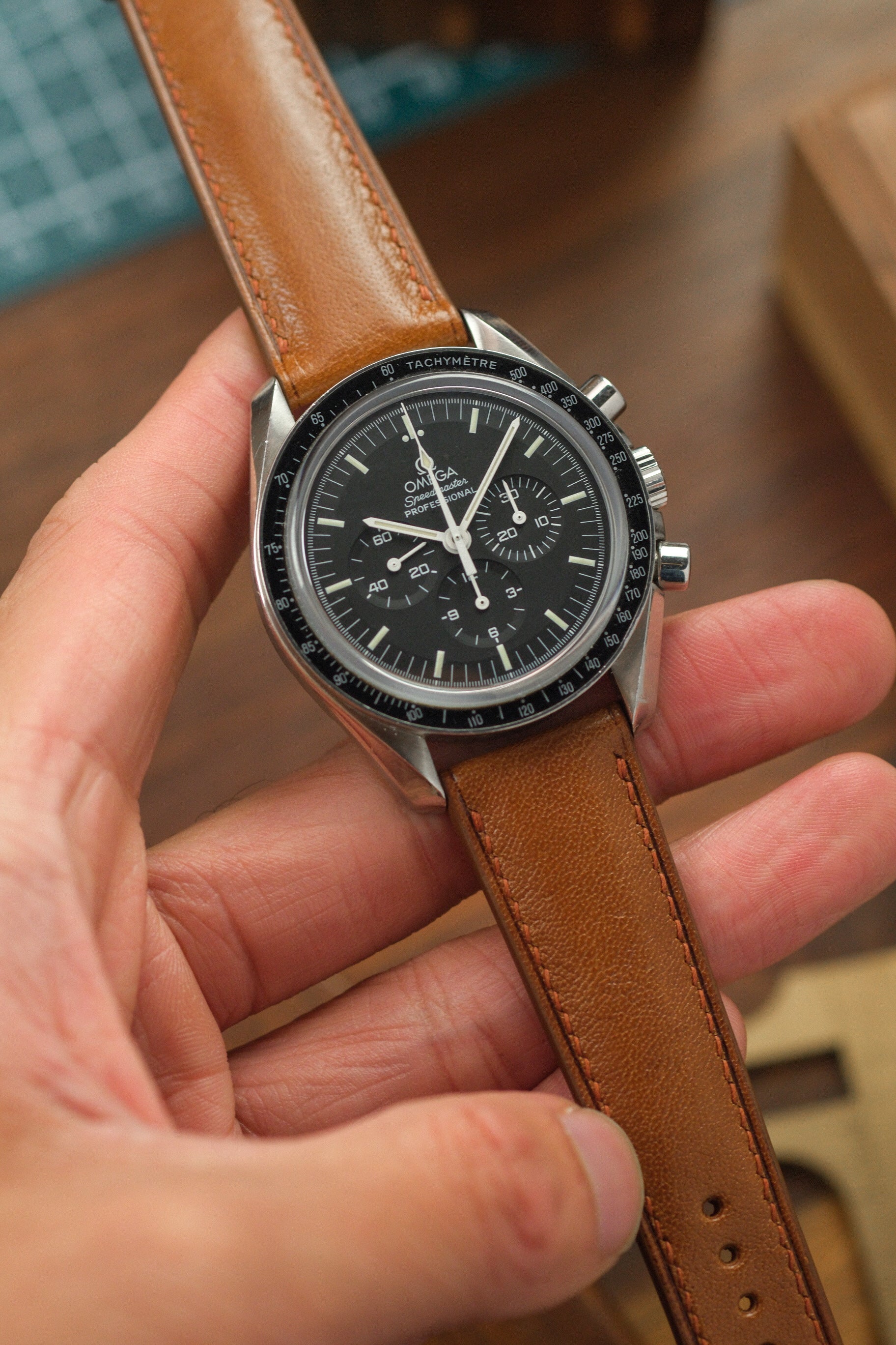 Whiskey Brown Kangaroo (Padded) Leather Strap