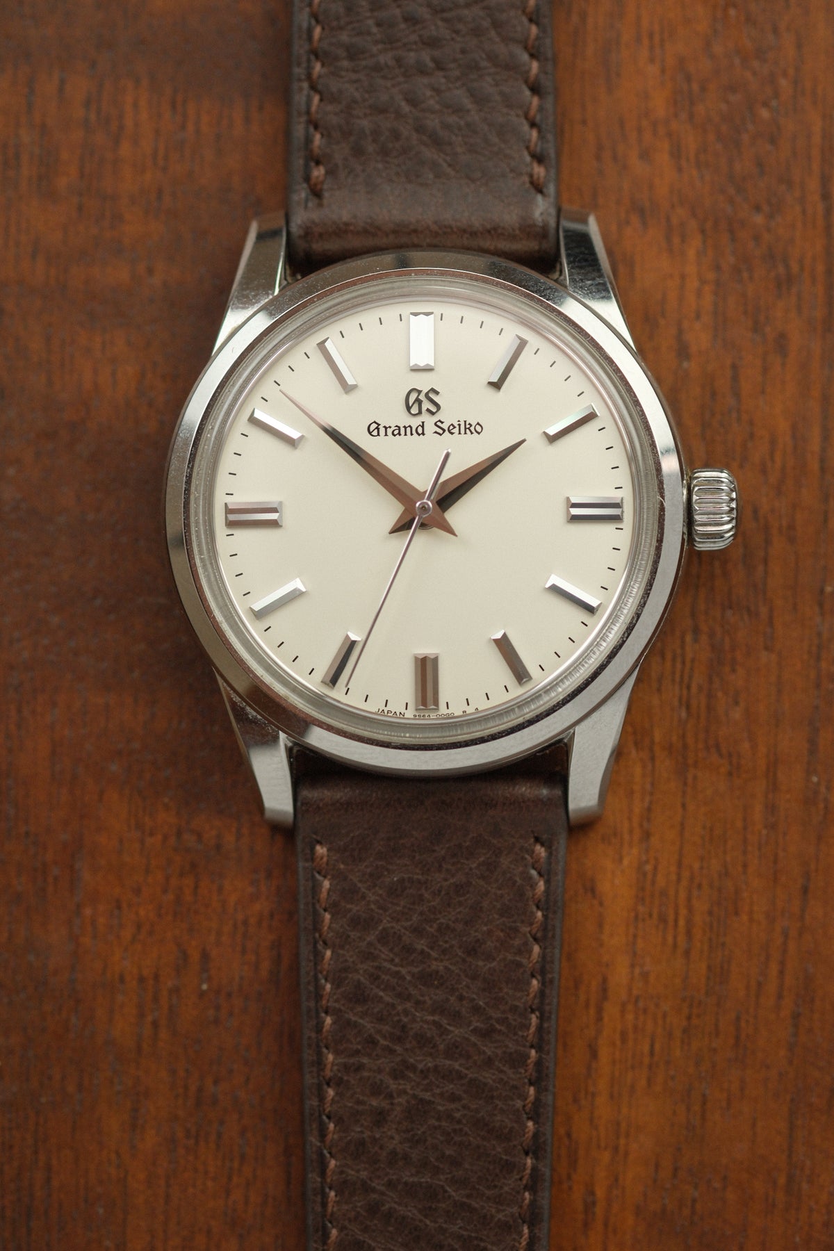 Dark Brown Minerva Box Leather Strap