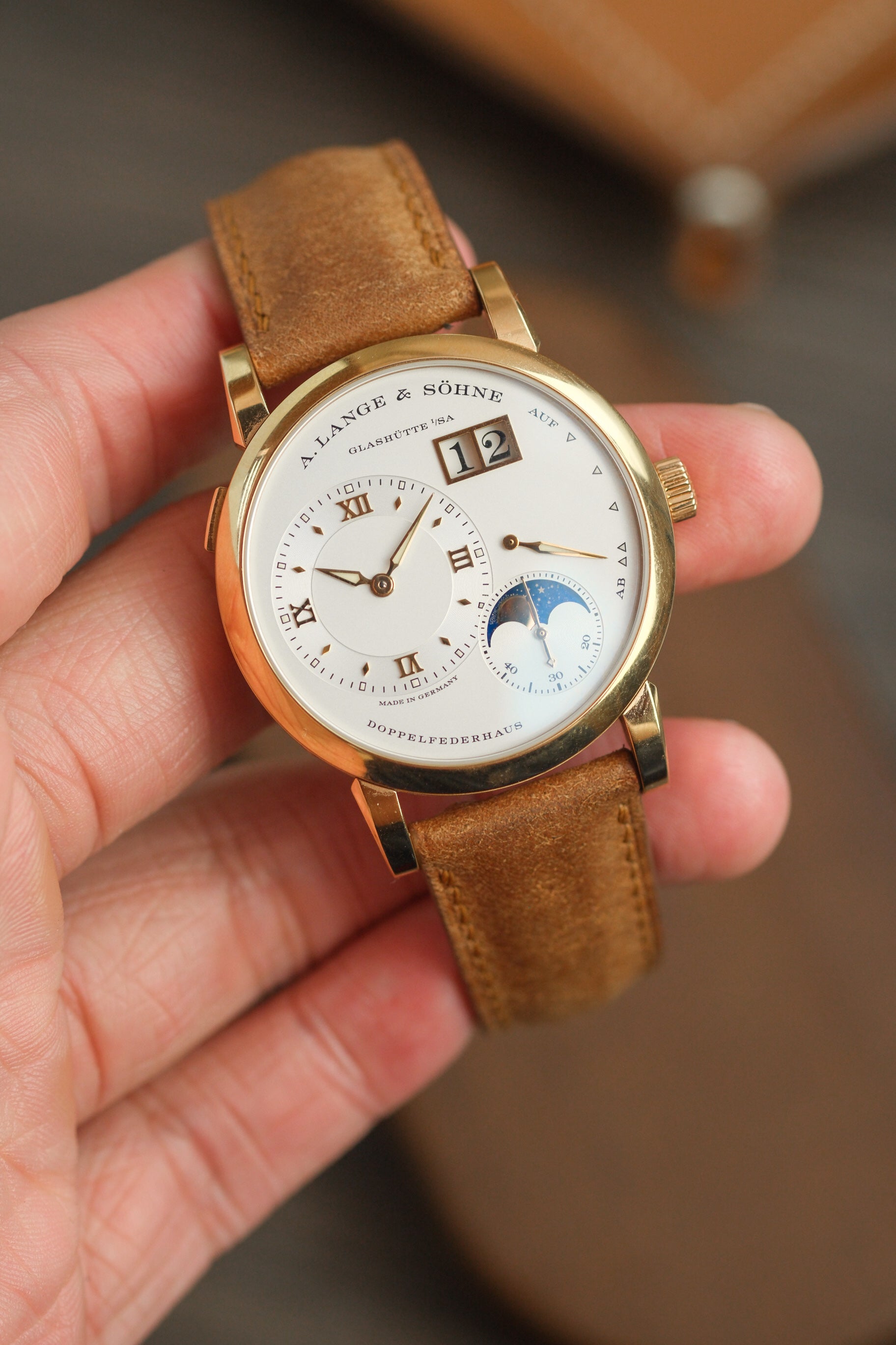 Cognac Pueblo (Padded) Leather Strap - Artisan Straps