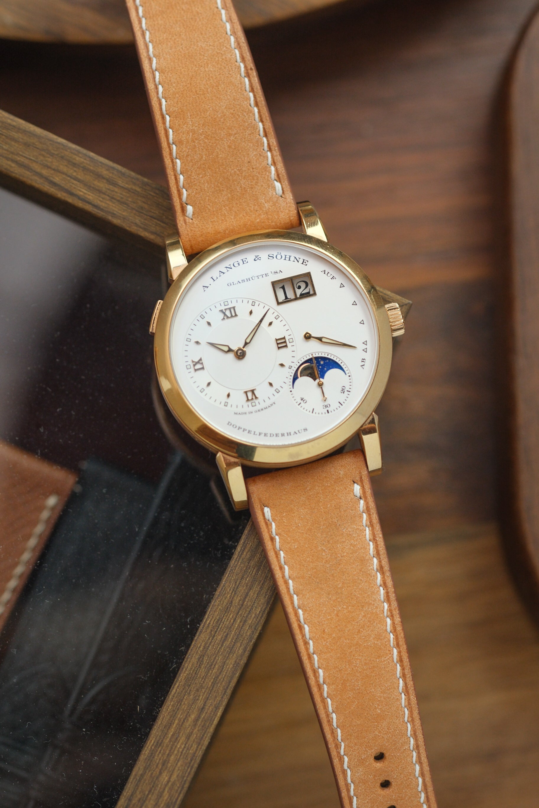 Correa de piel de Pueblo Tabaco