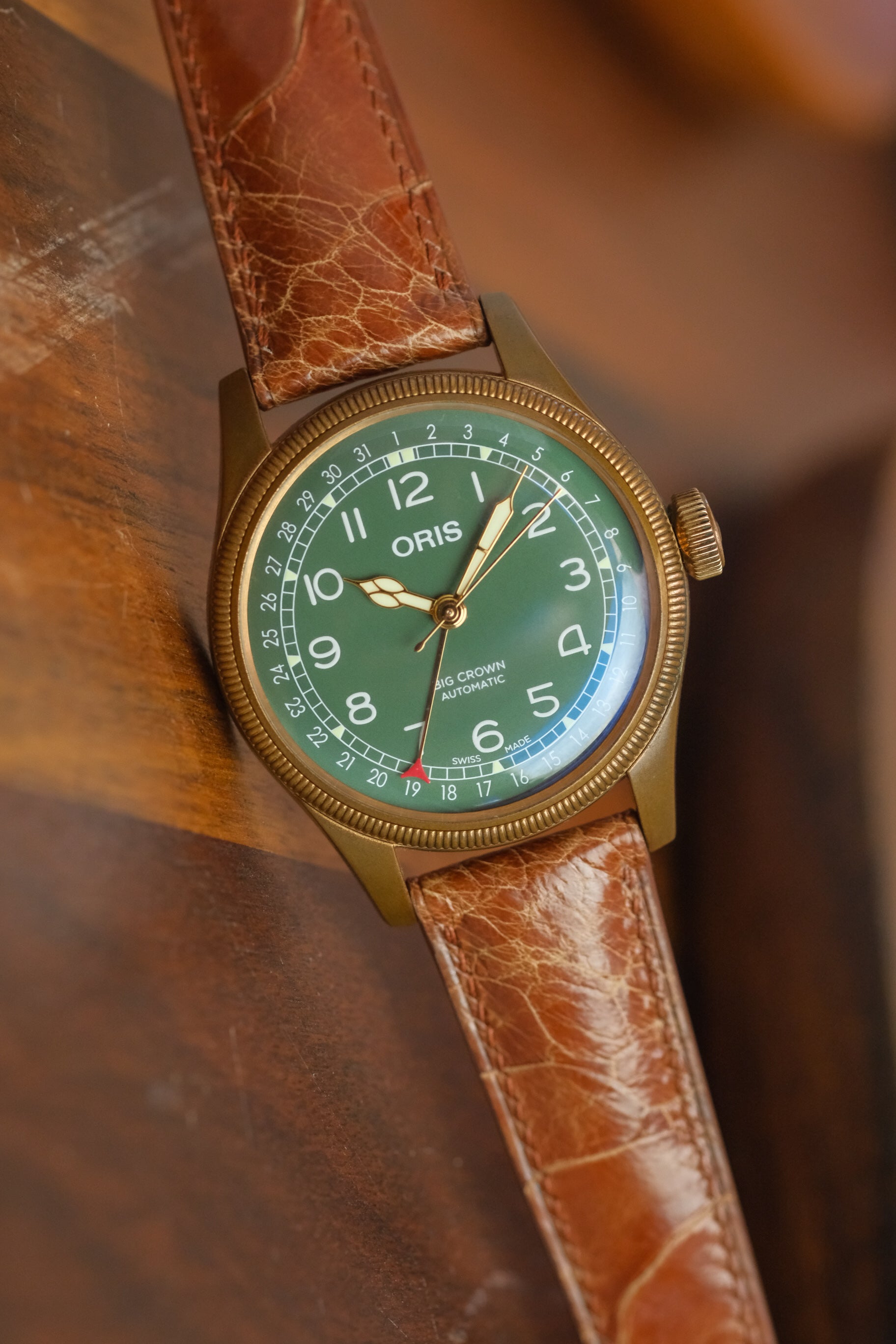 Bourbon Ostrich Leg Leather Strap - Artisan Straps