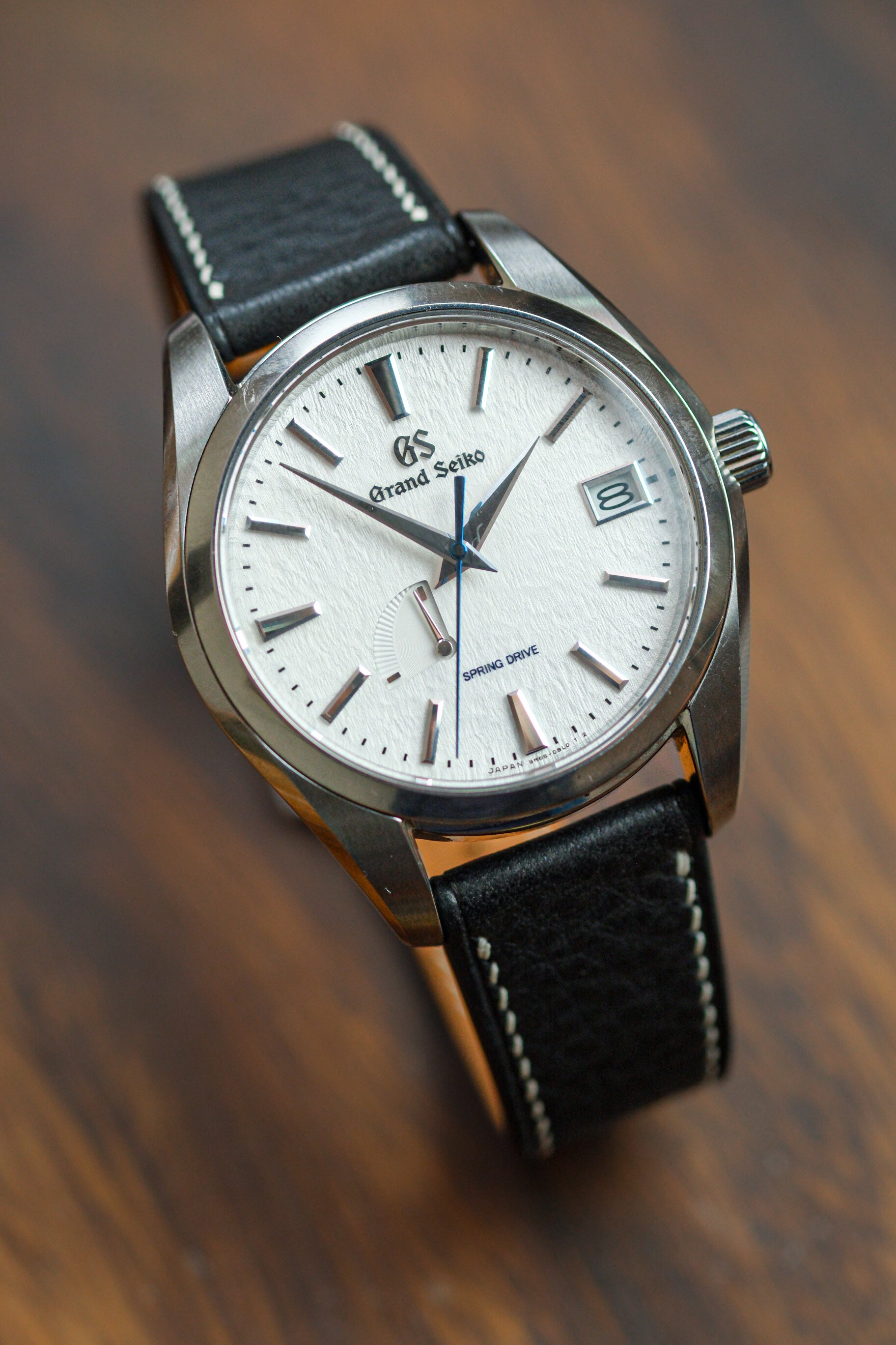 Black Minerva Box Leather Strap - Artisan Straps