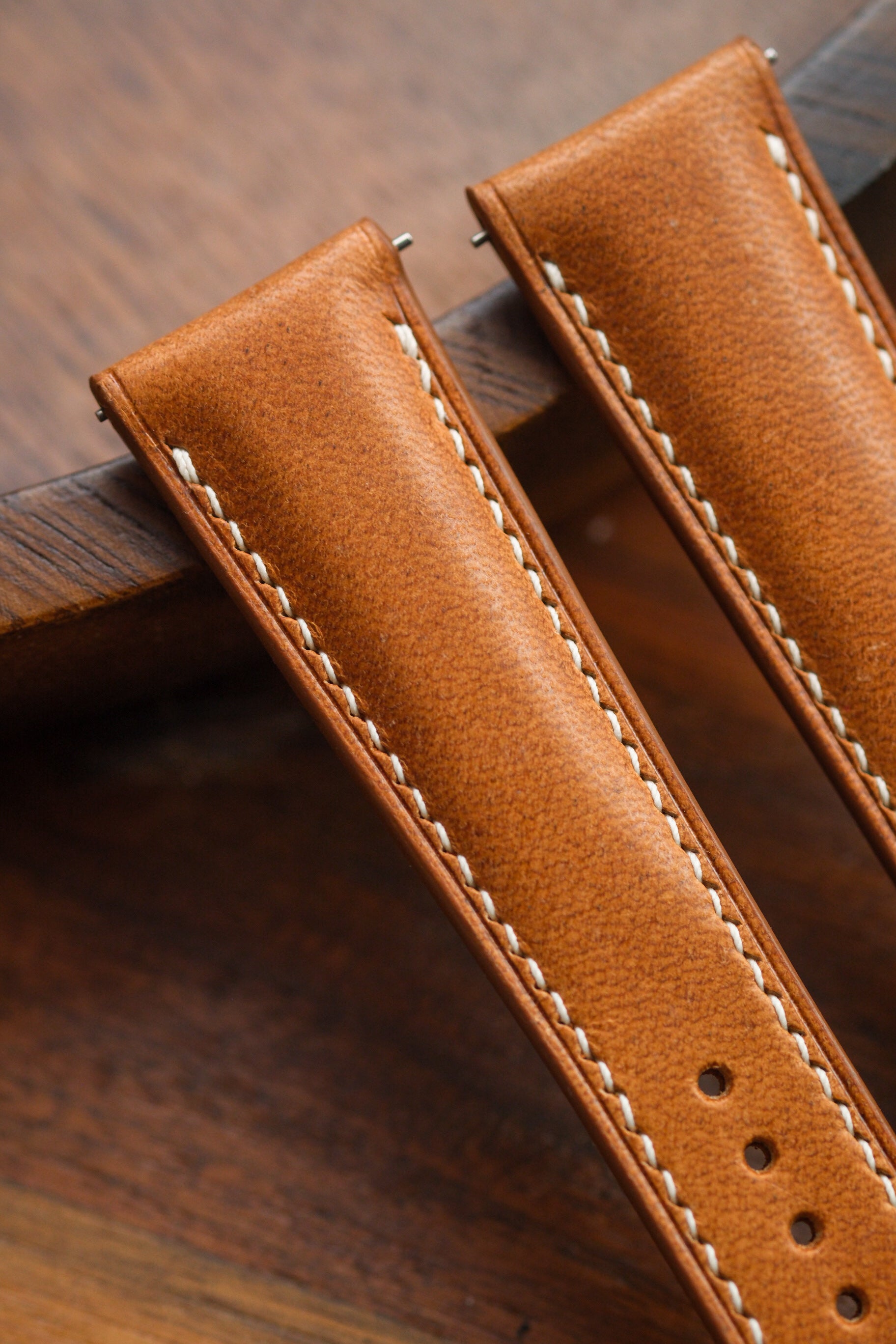 Natural Dublin (Padded) Leather Strap - Artisan Straps
