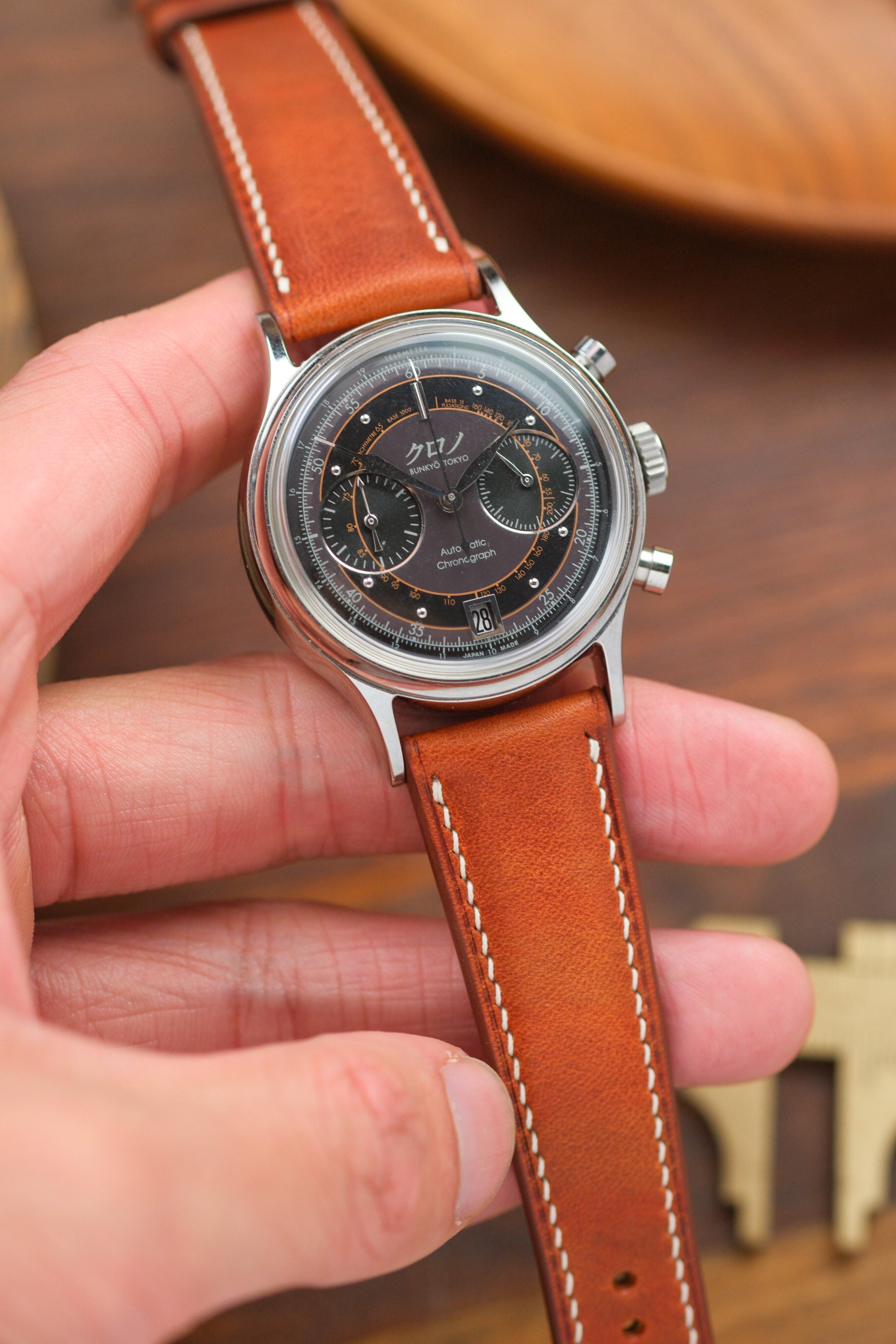 Correa de piel Horween Dublin natural