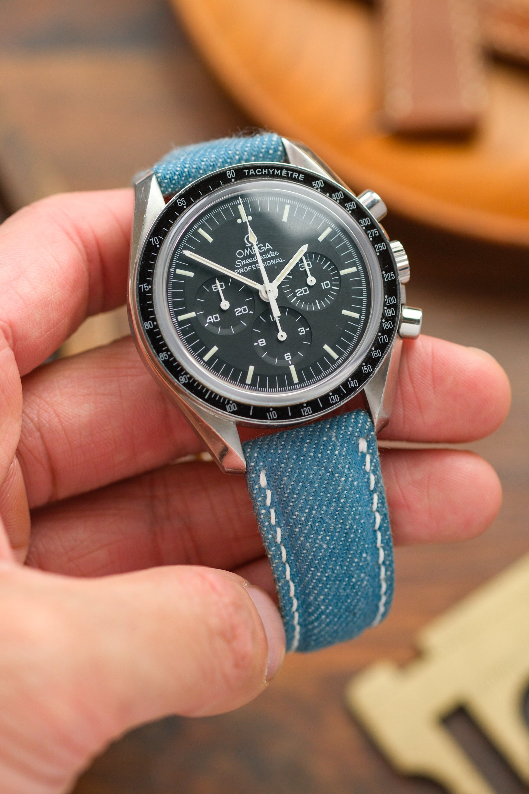 Mid-Blue Japanese Denim Strap