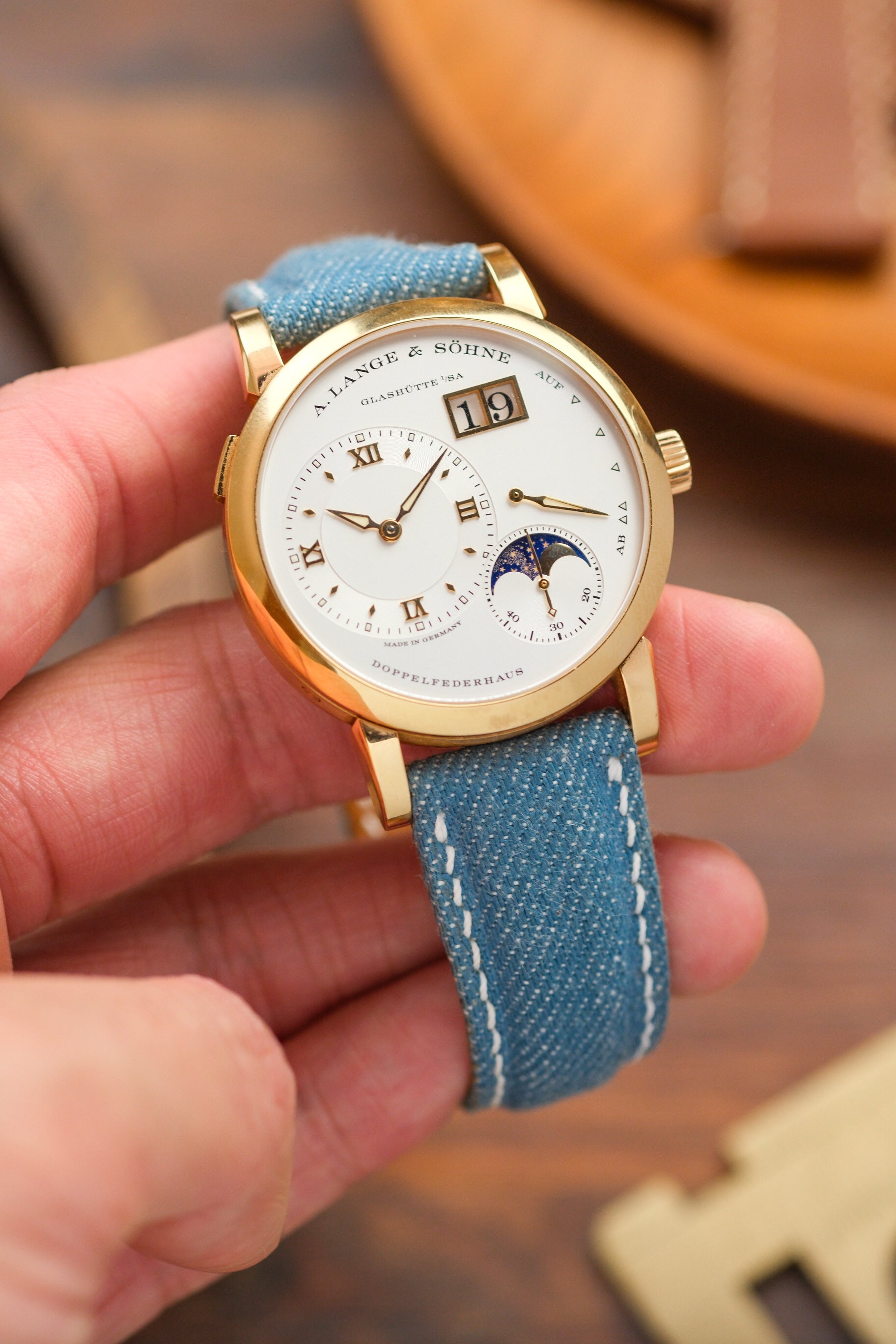 Mid-Blue Japanese Denim Strap