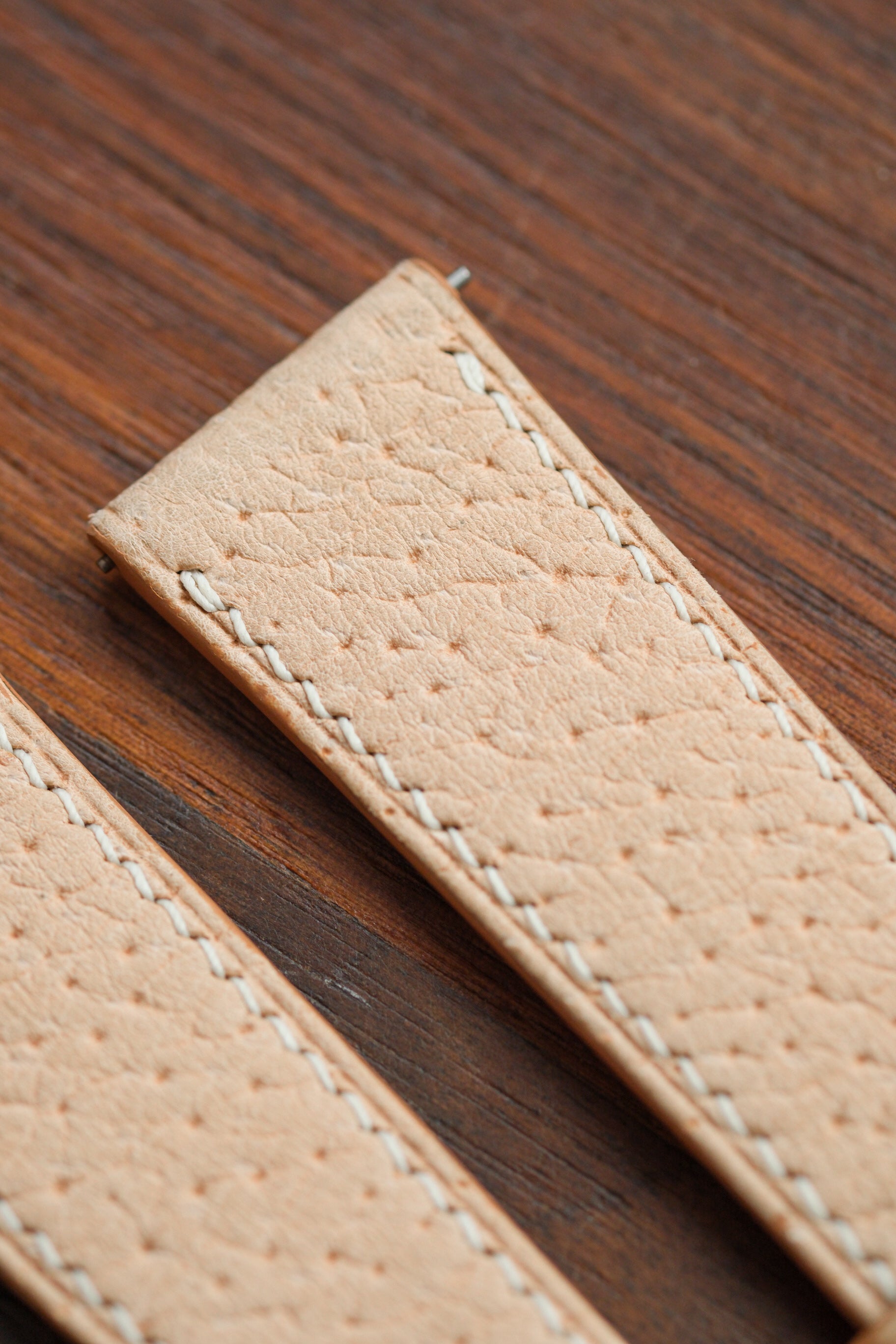 Natural Pigskin Leather Strap