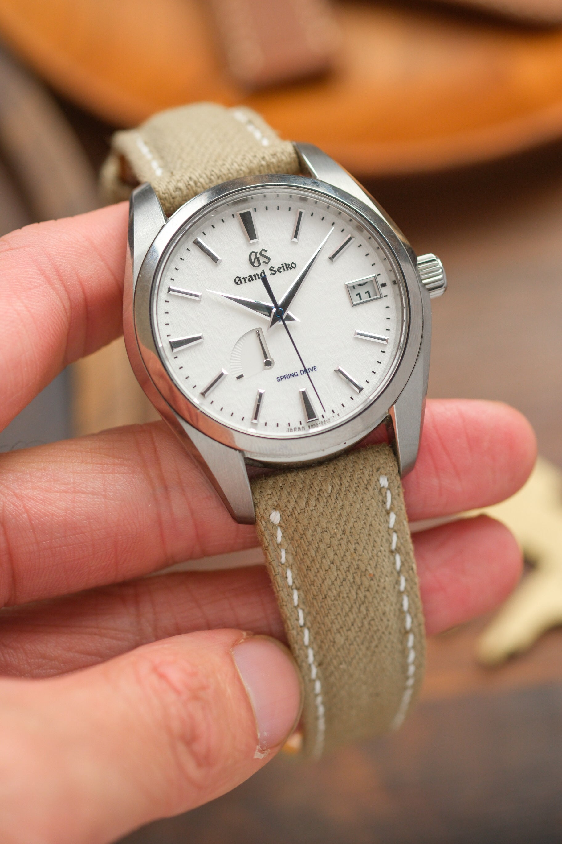 Khaki Japanese Denim Strap