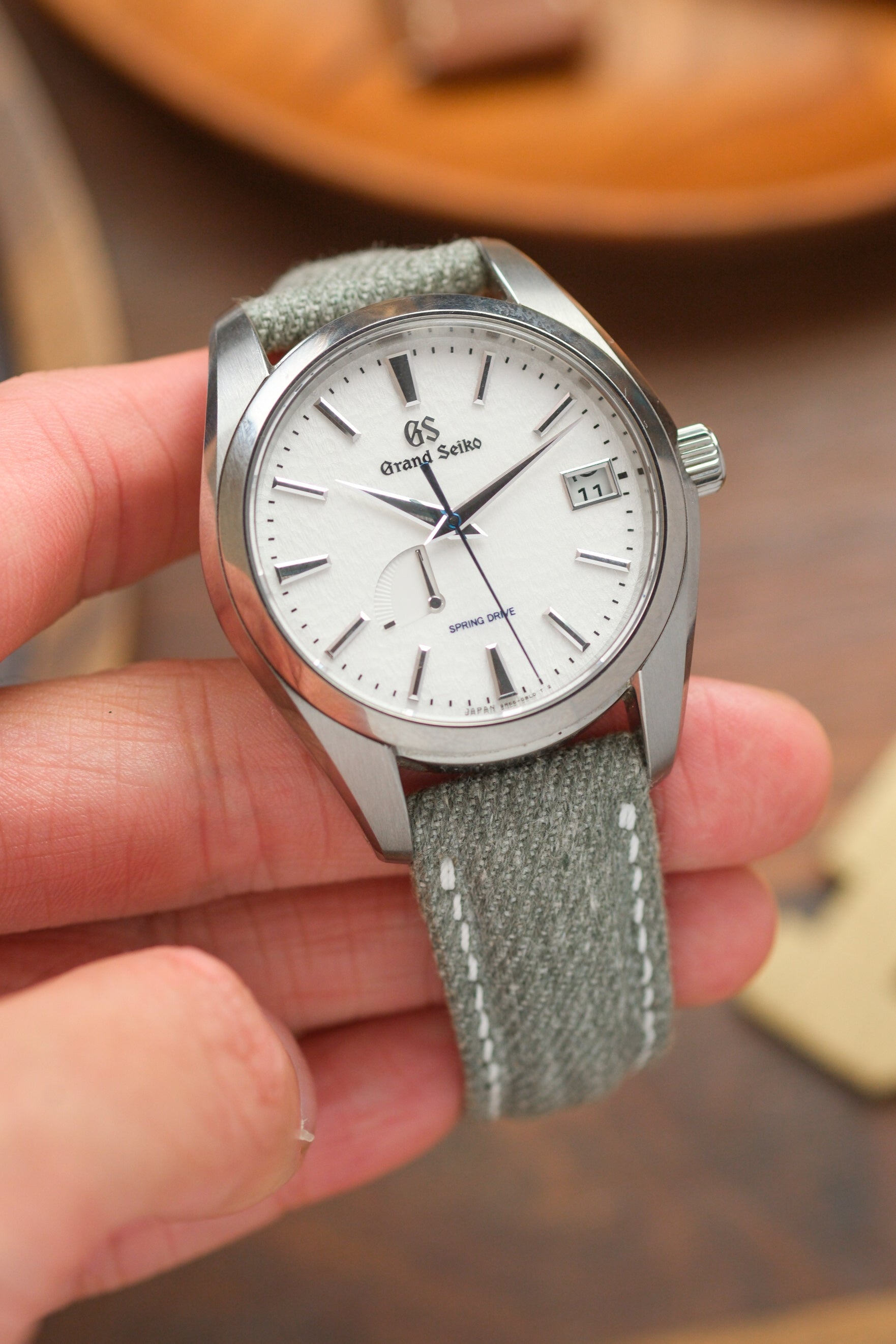 Grey Japanese Denim Strap