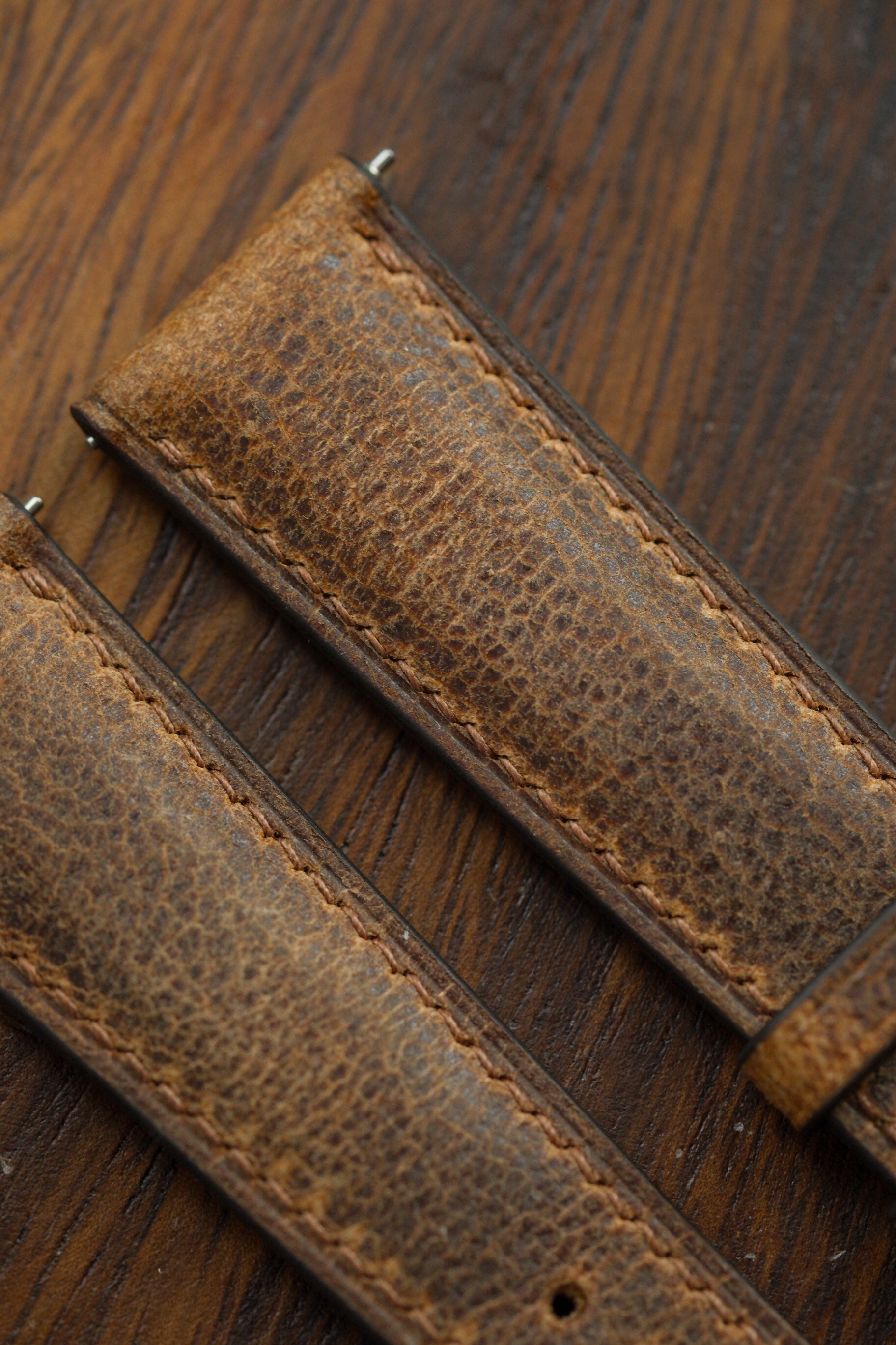 Shamwari Brown African Kudu (Padded) Leather Strap