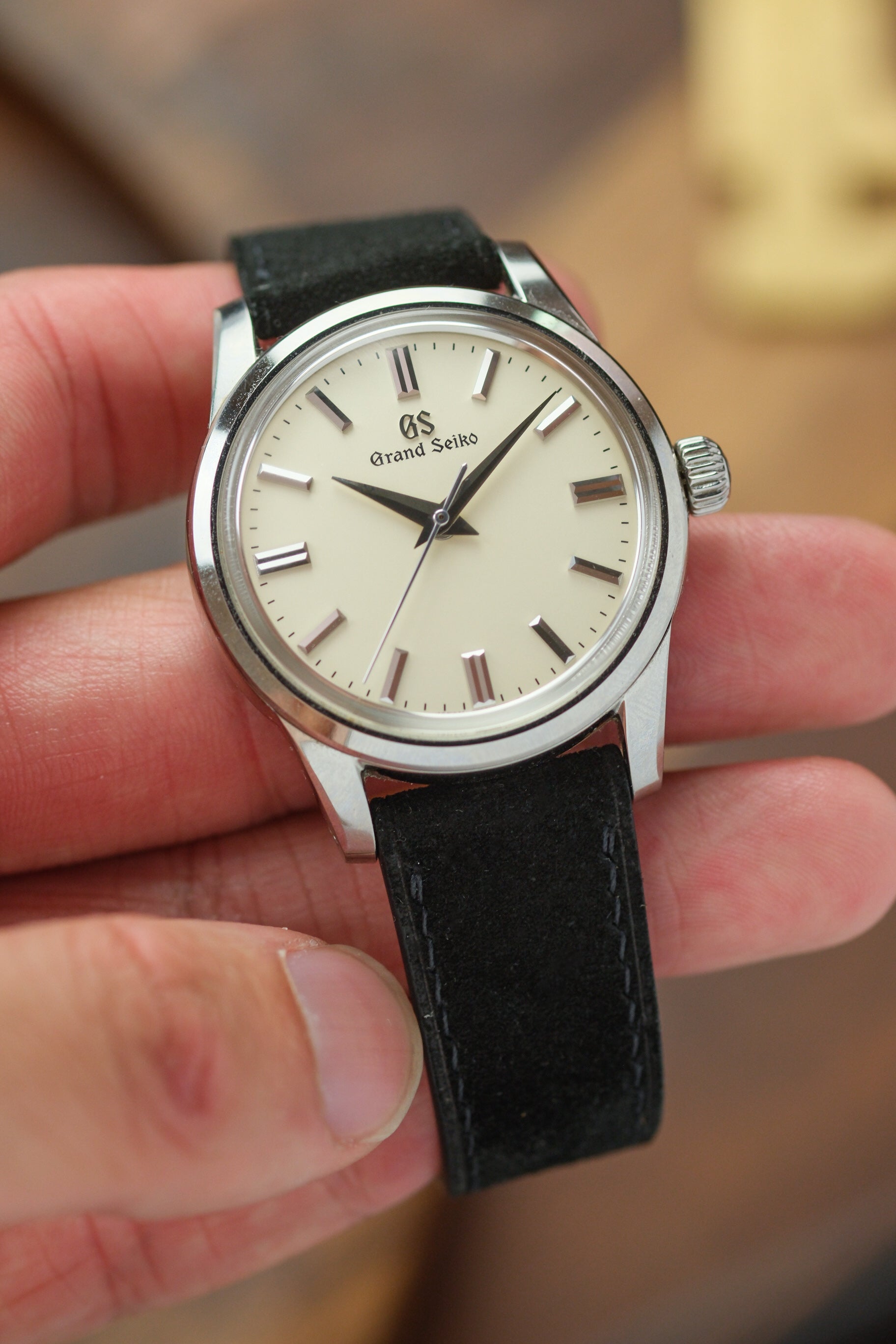 Black Suede Leather Strap - Artisan Straps