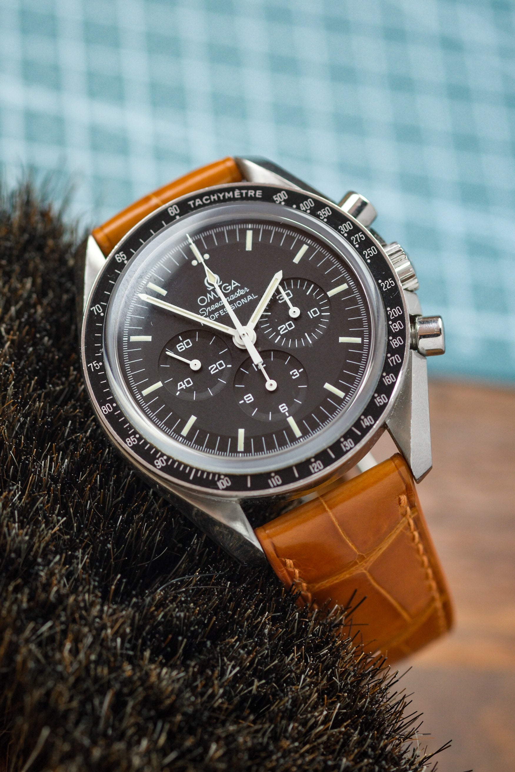 Tangerine Glazed Alligator (Padded) Leather Strap