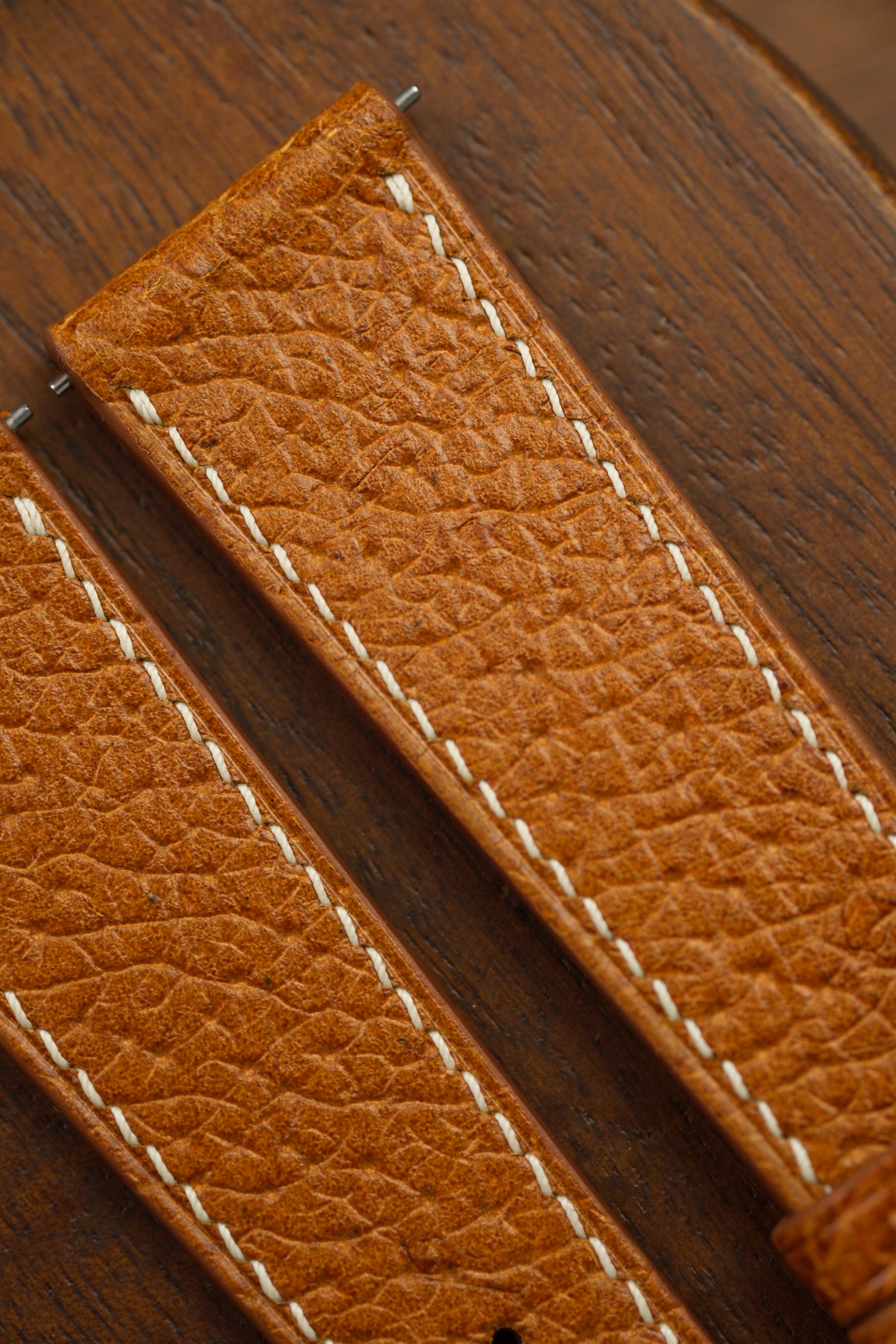 Tan Pigskin Leather Strap