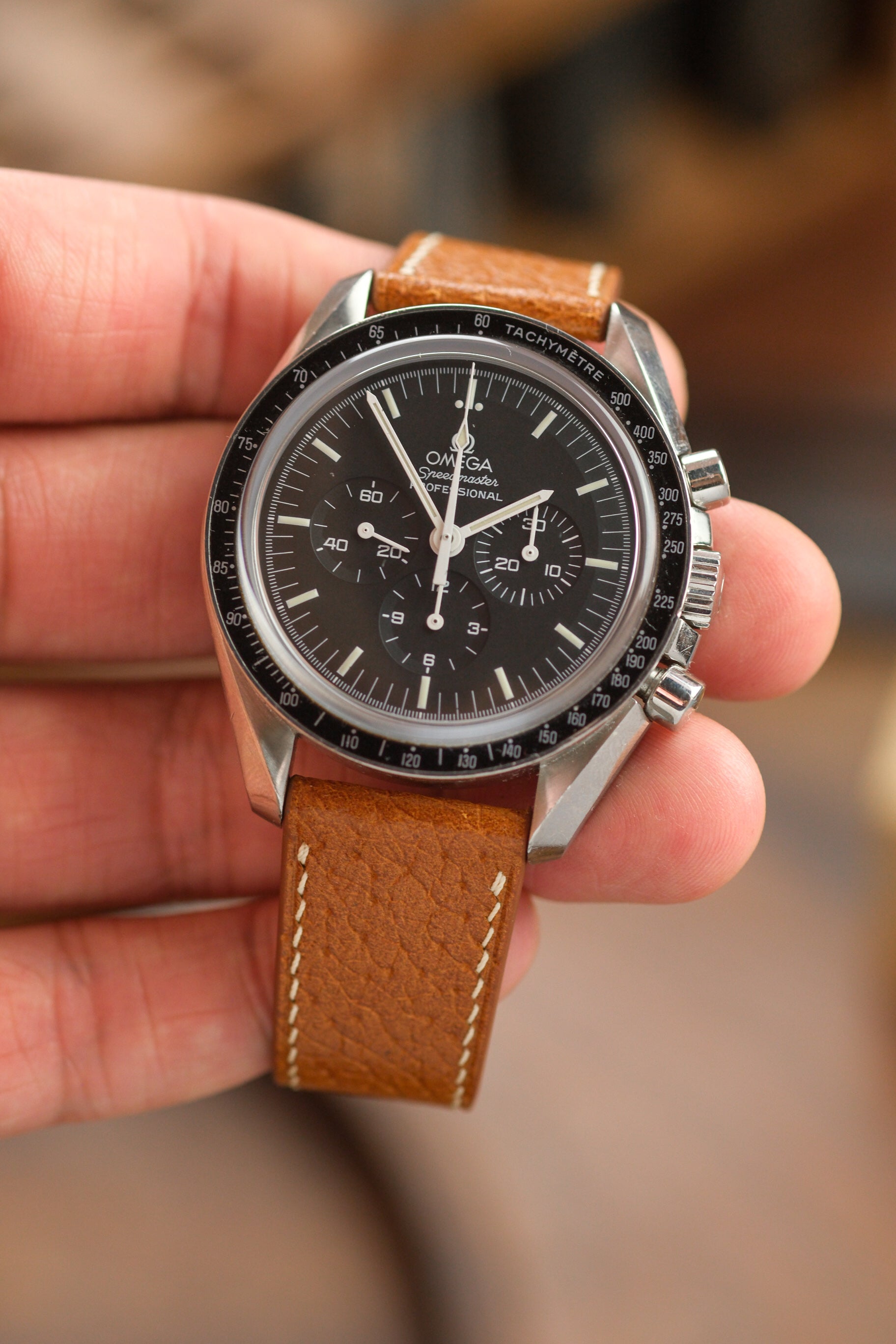 Tan Pigskin Leather Strap