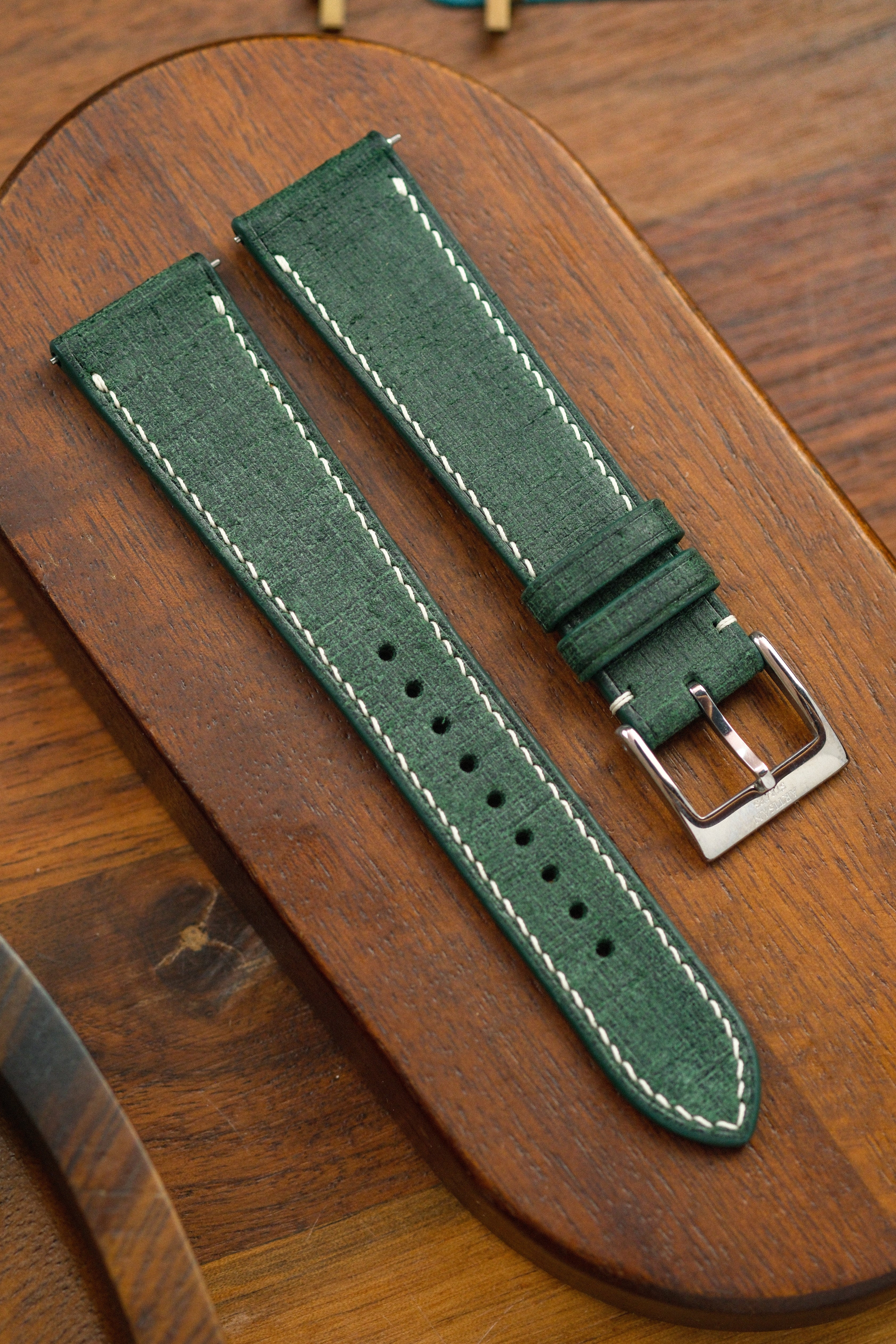 海军蓝 Babele 皮革表带