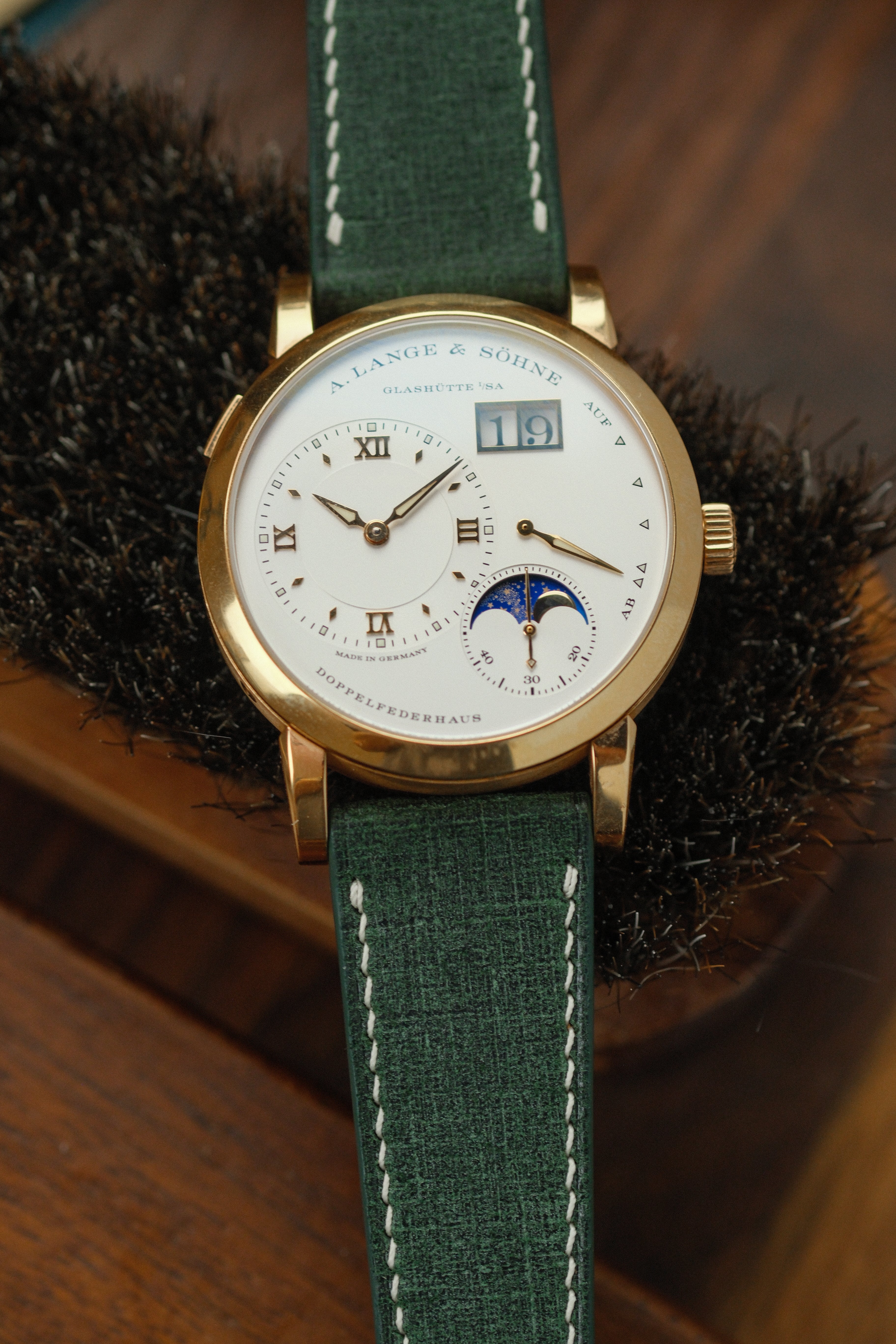 海军蓝 Babele 皮革表带