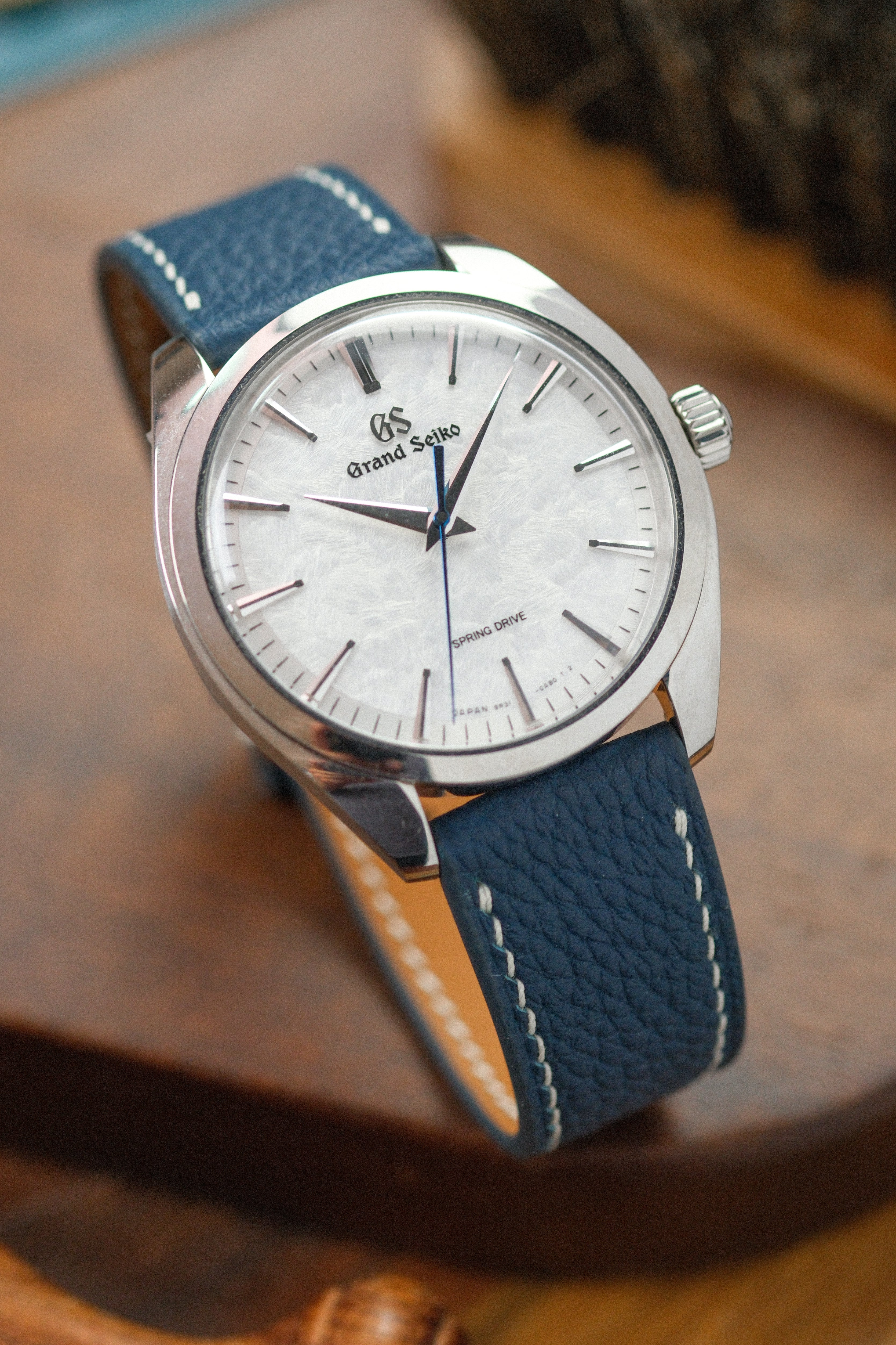 深绿色缩绒小牛皮表带